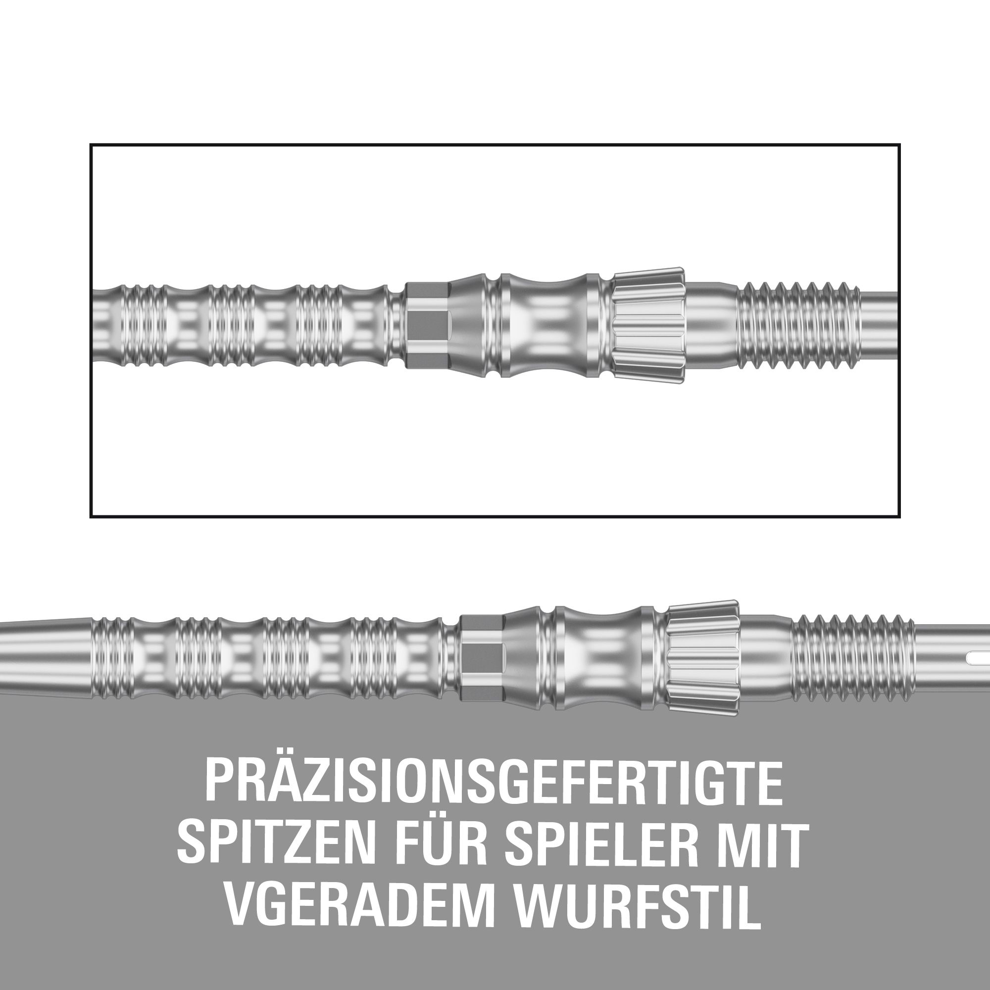 Pointes de fléchettes en acier Target Signature Swiss Point TRB - argent Hier ist die Target Signature Swiss Point TRB Steeldartspitzen in Silber zu sehen. Die Dartspitzen sind für maximale Kontrolle und Haltbarkeit entwickelt.
