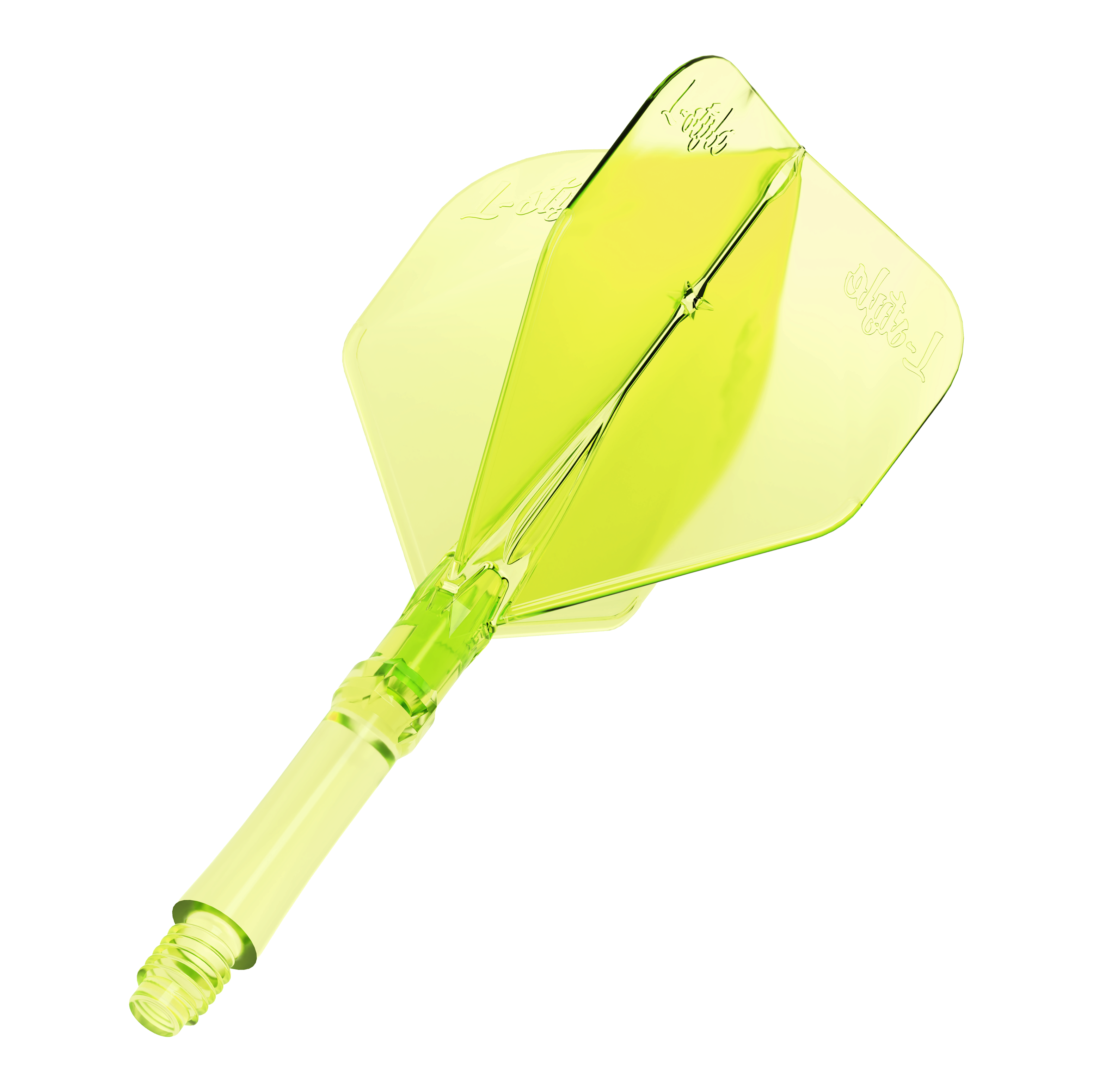 Éclairage L-L-Style-System - Jaune néon Abgebildet ist das Produkt L-Style L-Sytem Flights - Neon Yellow. Diese neon-gelben Flights werden für Darts genutzt.