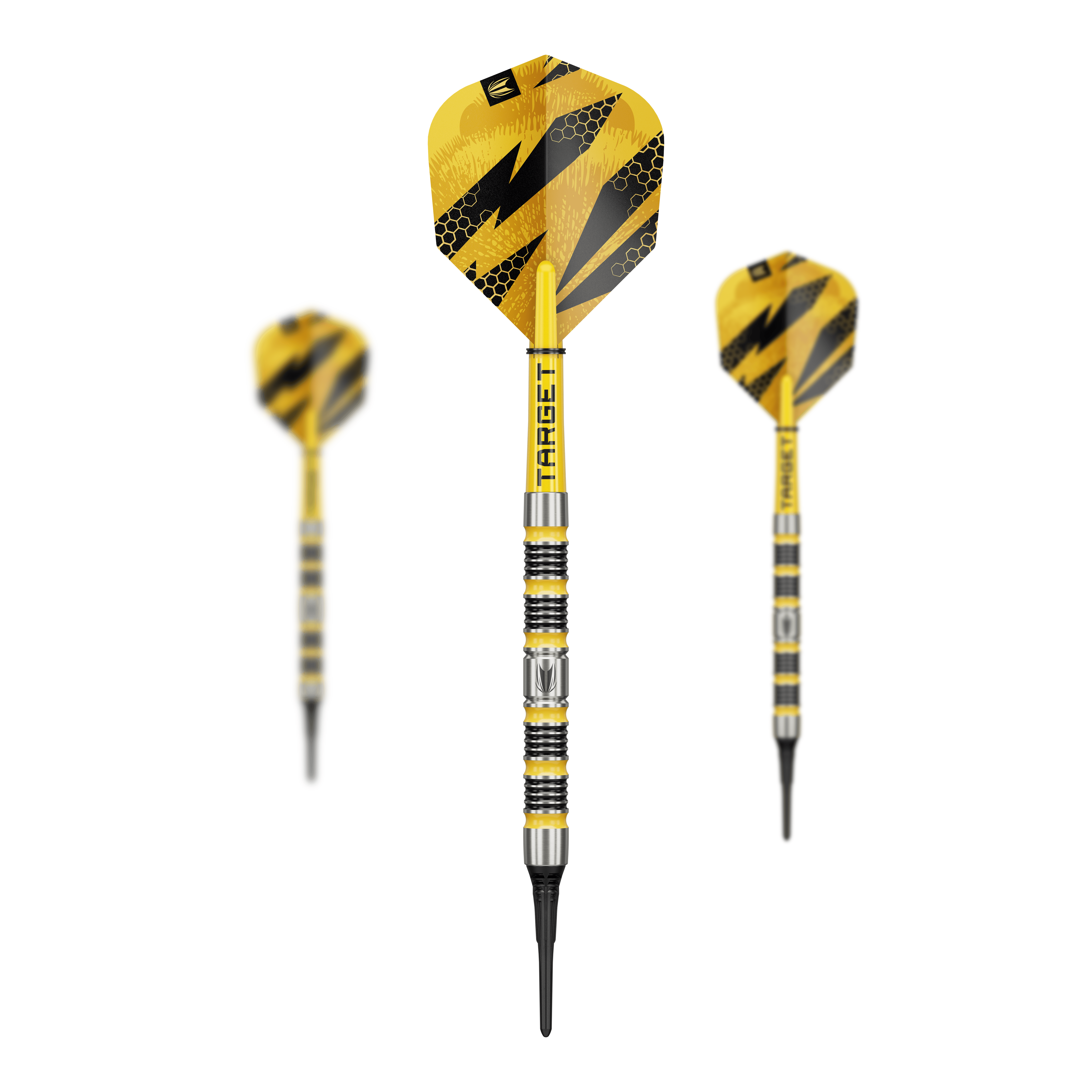 Fléchettes en mousse Target Buzz 11 Hier wird das Produkt Target Buzz 11 Softdarts dargestellt. Diese Softdarts bieten ein präzises und angenehmes Spielgefühl.