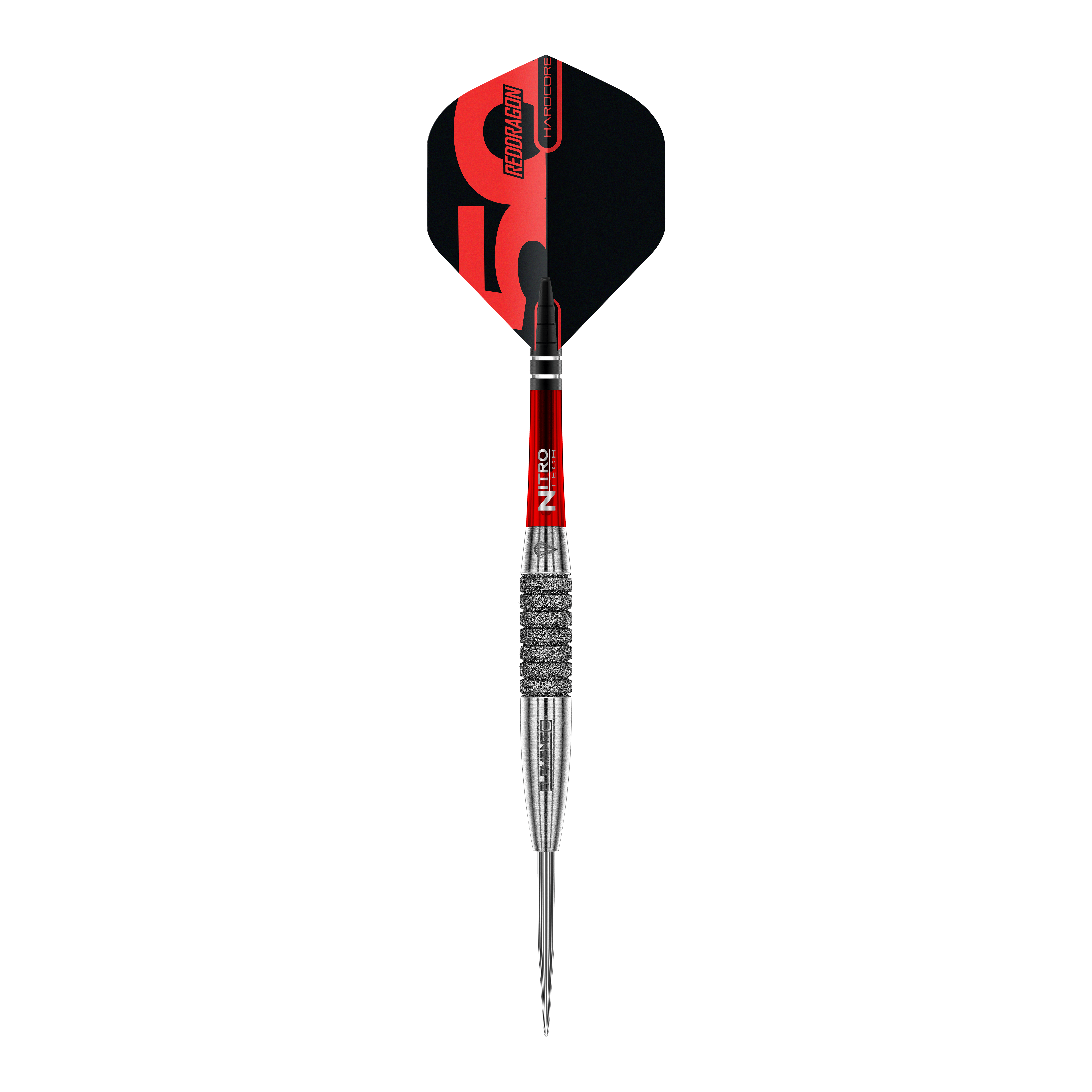 Fléchettes en acier Element 6 C de la collection Red Dragon 50 ans - 25 g Zu sehen sind die Red Dragon 50 Year Collection Element 6 C Steeldarts - 25g. Diese Darts wurden als limitierte Jubiläumsausgabe entworfen.