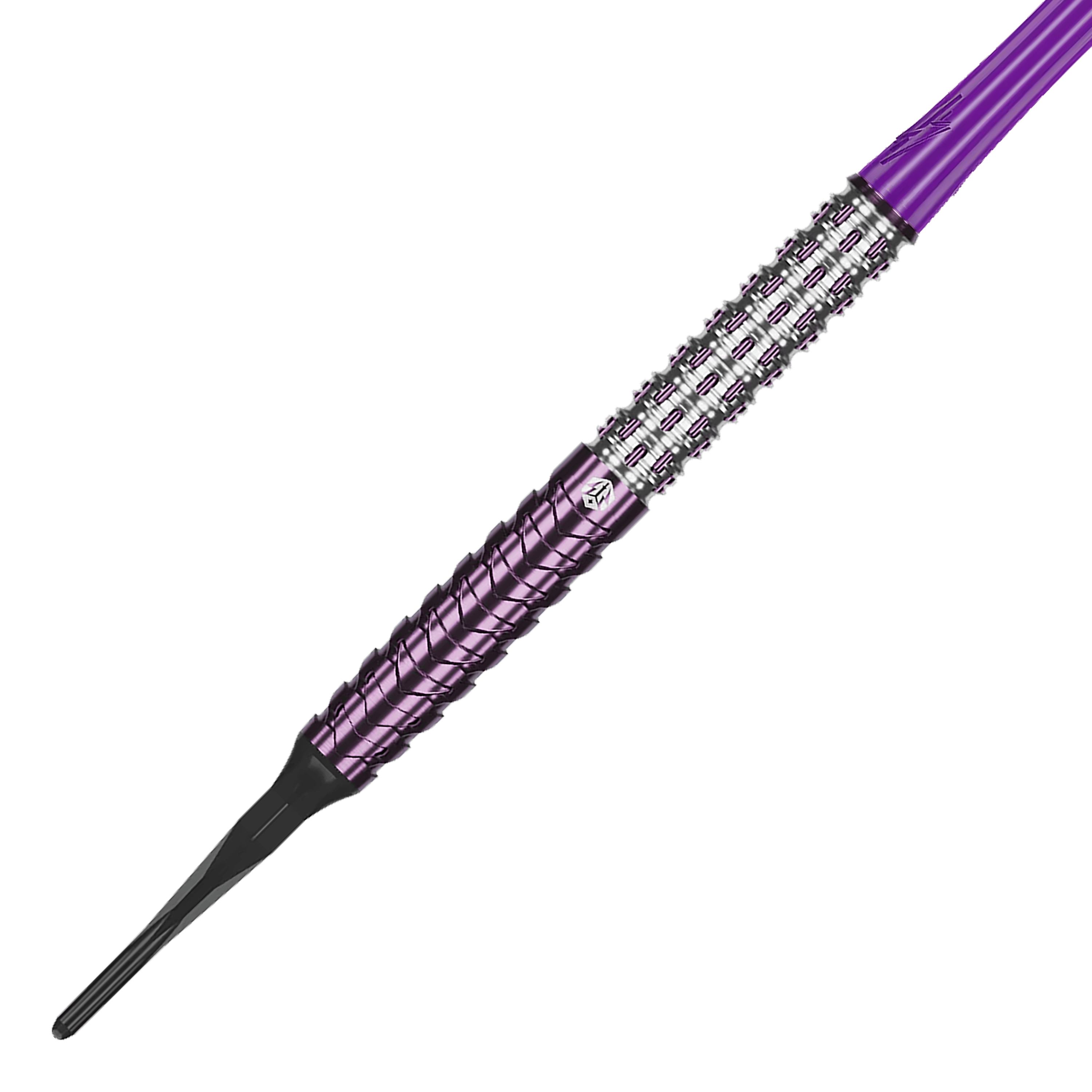 Fléchettes souples Caliburn Awakening ET - 20,5 g Das Bild zeigt die Caliburn Awakening E.T. Softdarts - 20,5g. Die Darts liegen prominent vor weißem Hintergrund.