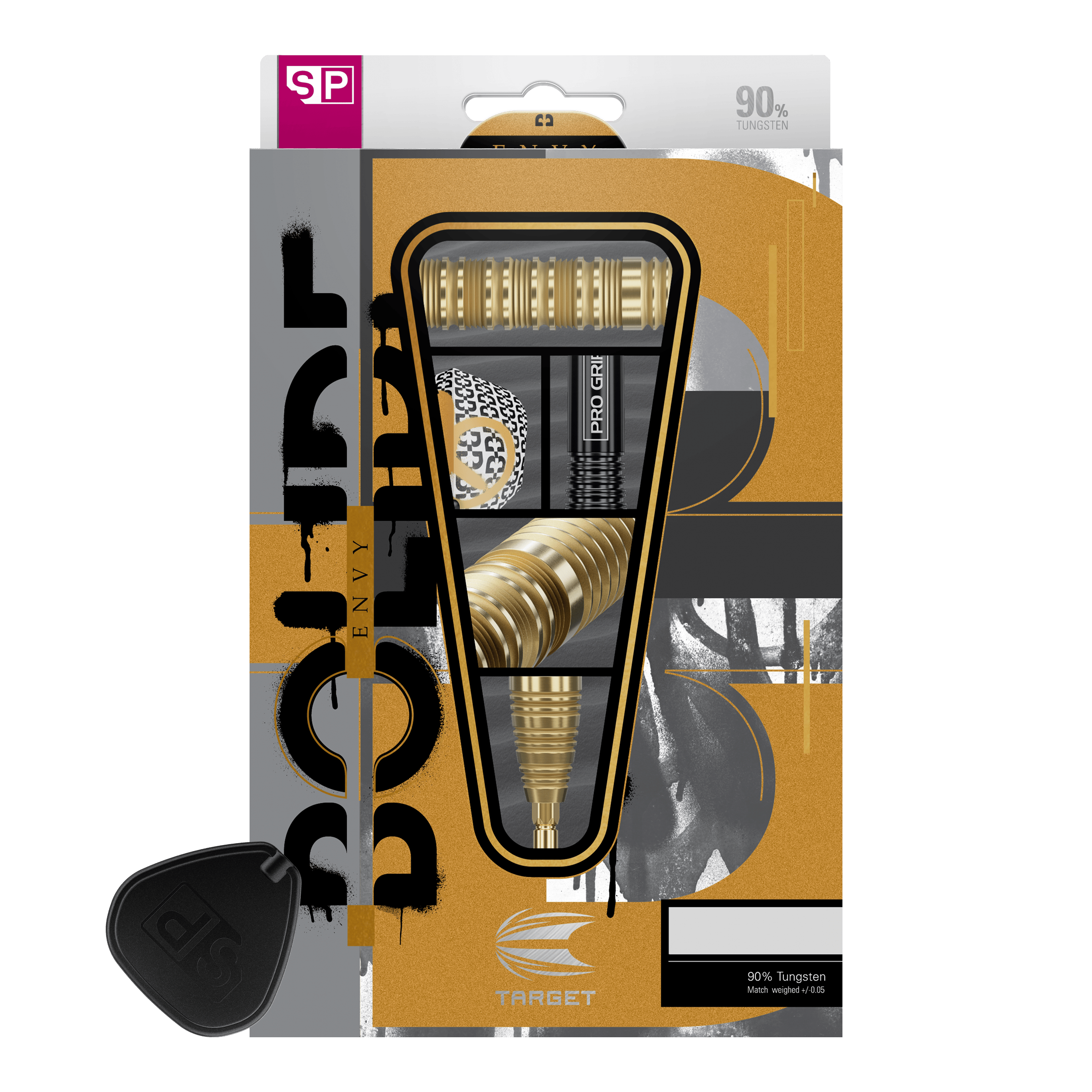 Fléchettes en acier Target Bolide Envy 04 Swiss Point Das Bild zeigt die Target Bolide Envy 04 Swiss Point Steeldarts. Diese Darts sind für professionelle und ambitionierte Spieler gedacht.