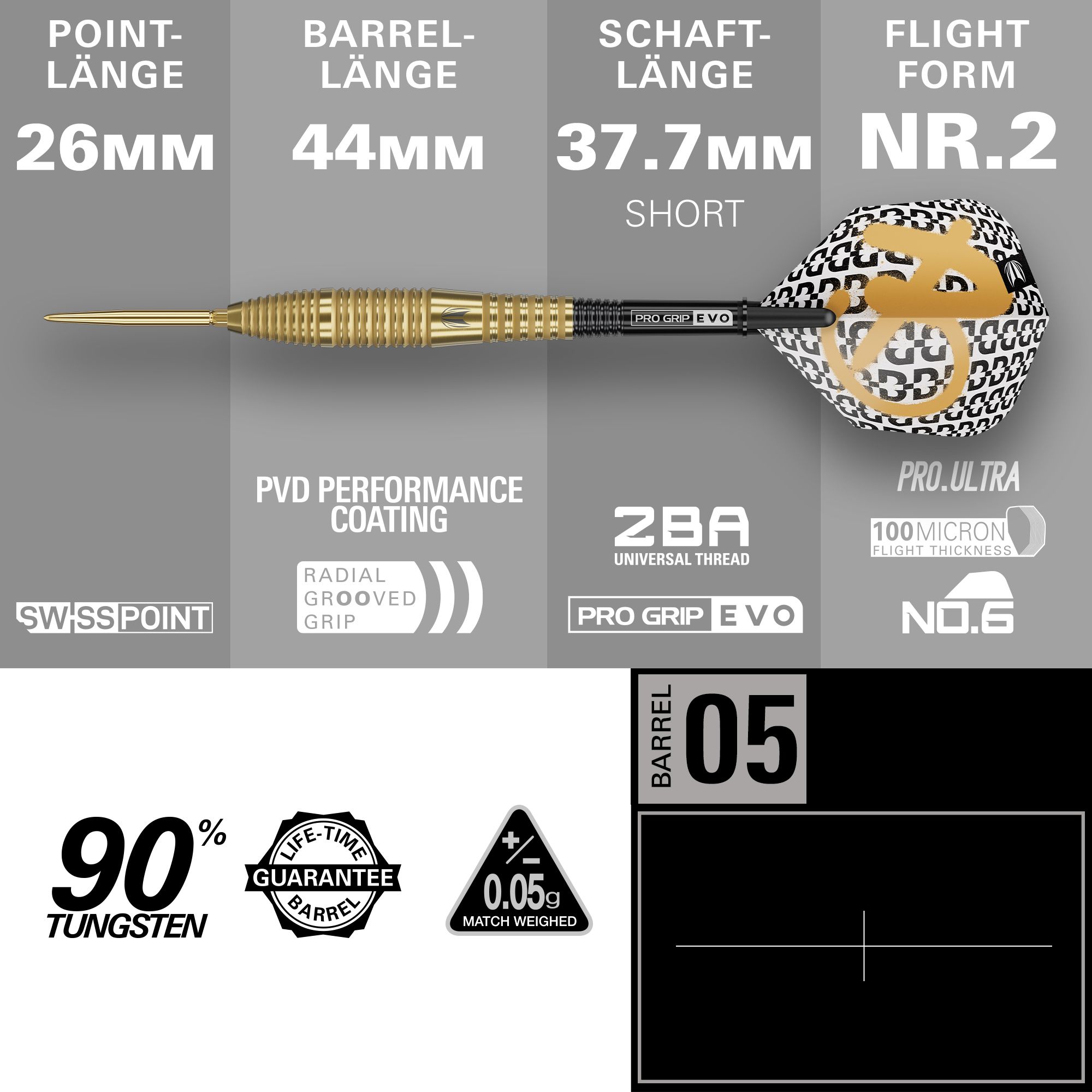 Fléchettes en acier Target Bolide Envy 05 Swiss Point Gezeigt werden die Target Bolide Envy 05 Swiss Point Steeldarts. Sie zeichnen sich durch ihr modernes Design und hohe Qualität aus.