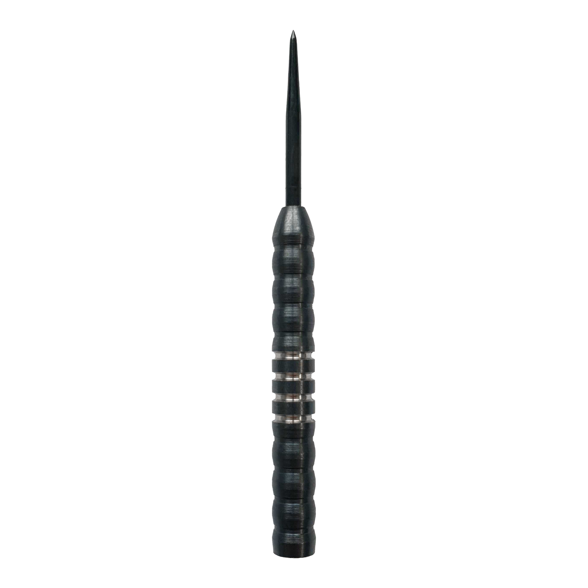 Canons de fléchettes en acier McDart Midnight V1 Das Bild zeigt den McDart Midnight V1 Steeldart Barrel. Der Barrel ist schwarz und hat eine gerillte Oberfläche für besseren Halt.