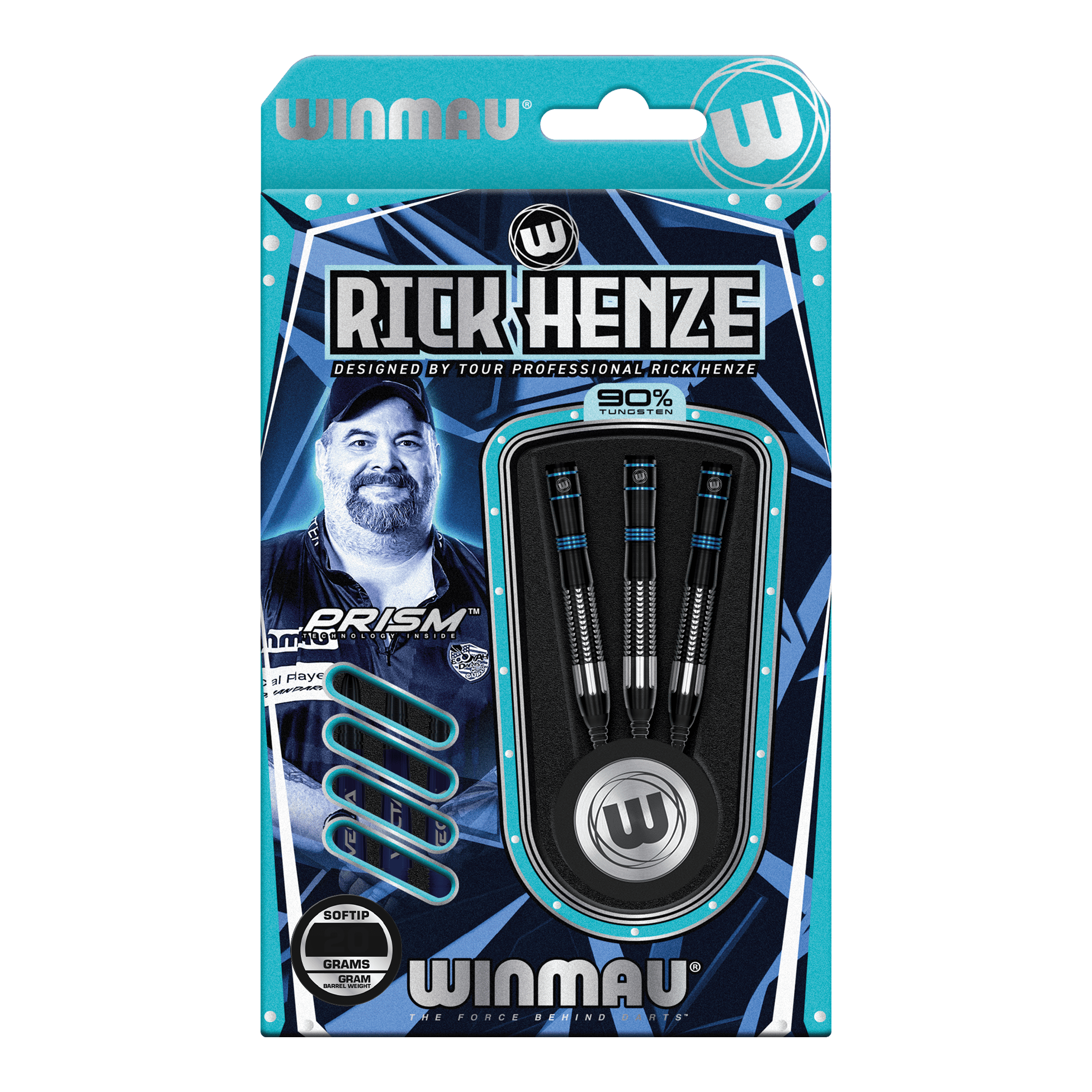 Fléchettes souples Winmau Rick Henze - 21g