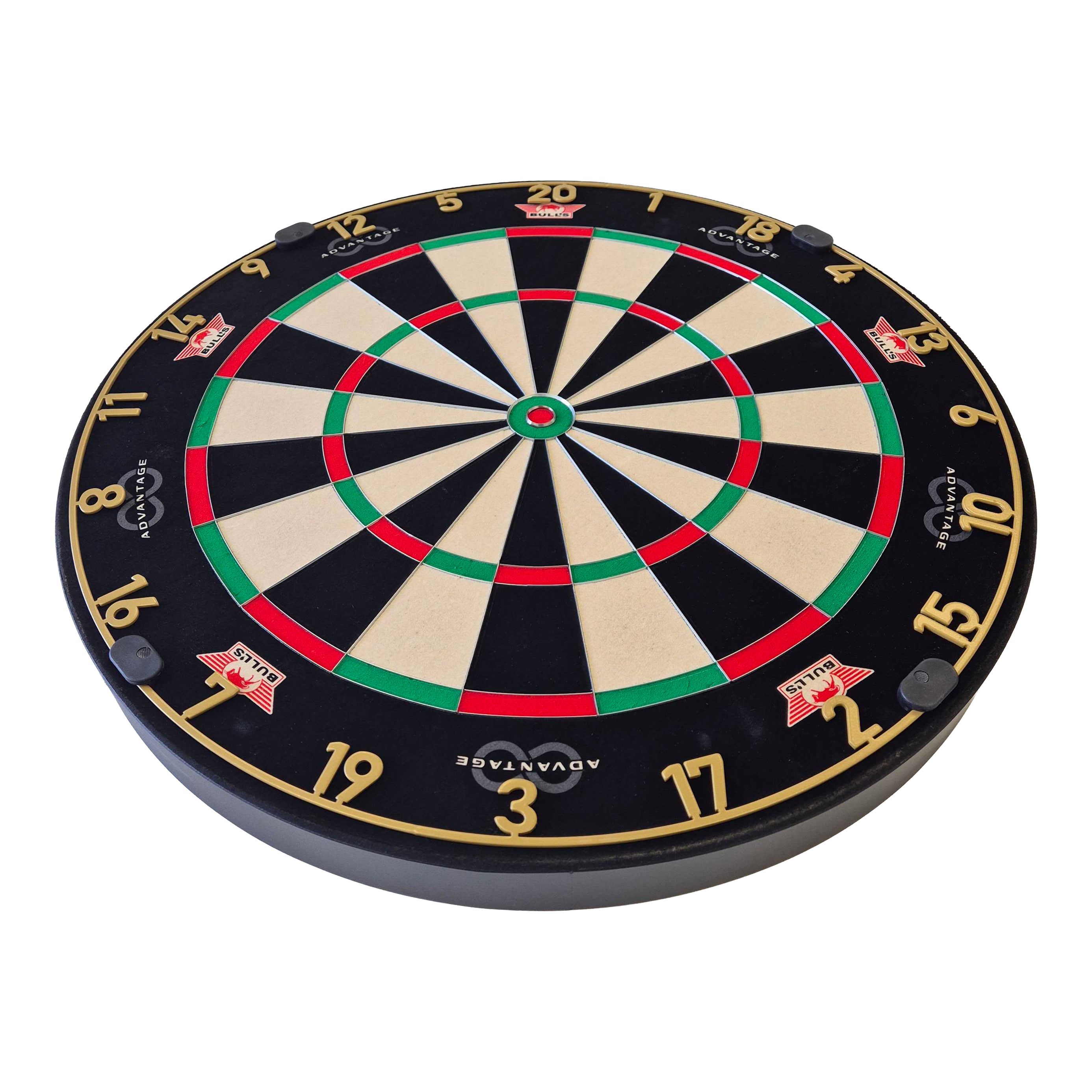 Cible de fléchettes en acier Bulls NL Advantage 8 Auf dem Bild ist das Bulls NL Advantage 8 Steeldartboard zu sehen. Es eignet sich ideal für ambitionierte Dartspieler.