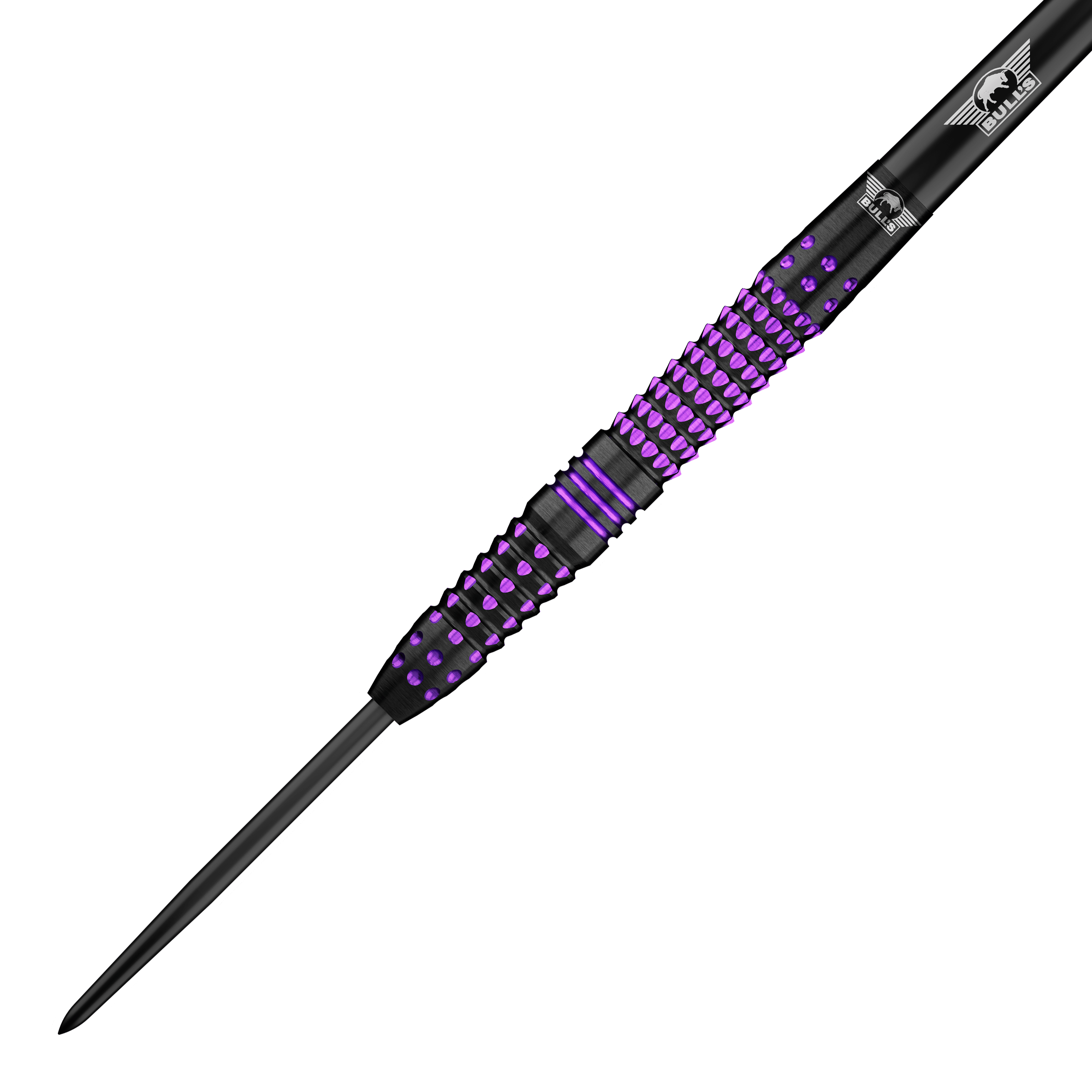 Fléchettes en acier Bulls NL Lerena Rietbergen - 24g Bulls NL Lerena Rietbergen Steeldarts - 24g sind hochwertige Steeldarts. Das Bild zeigt eine Nahaufnahme des Produkts.