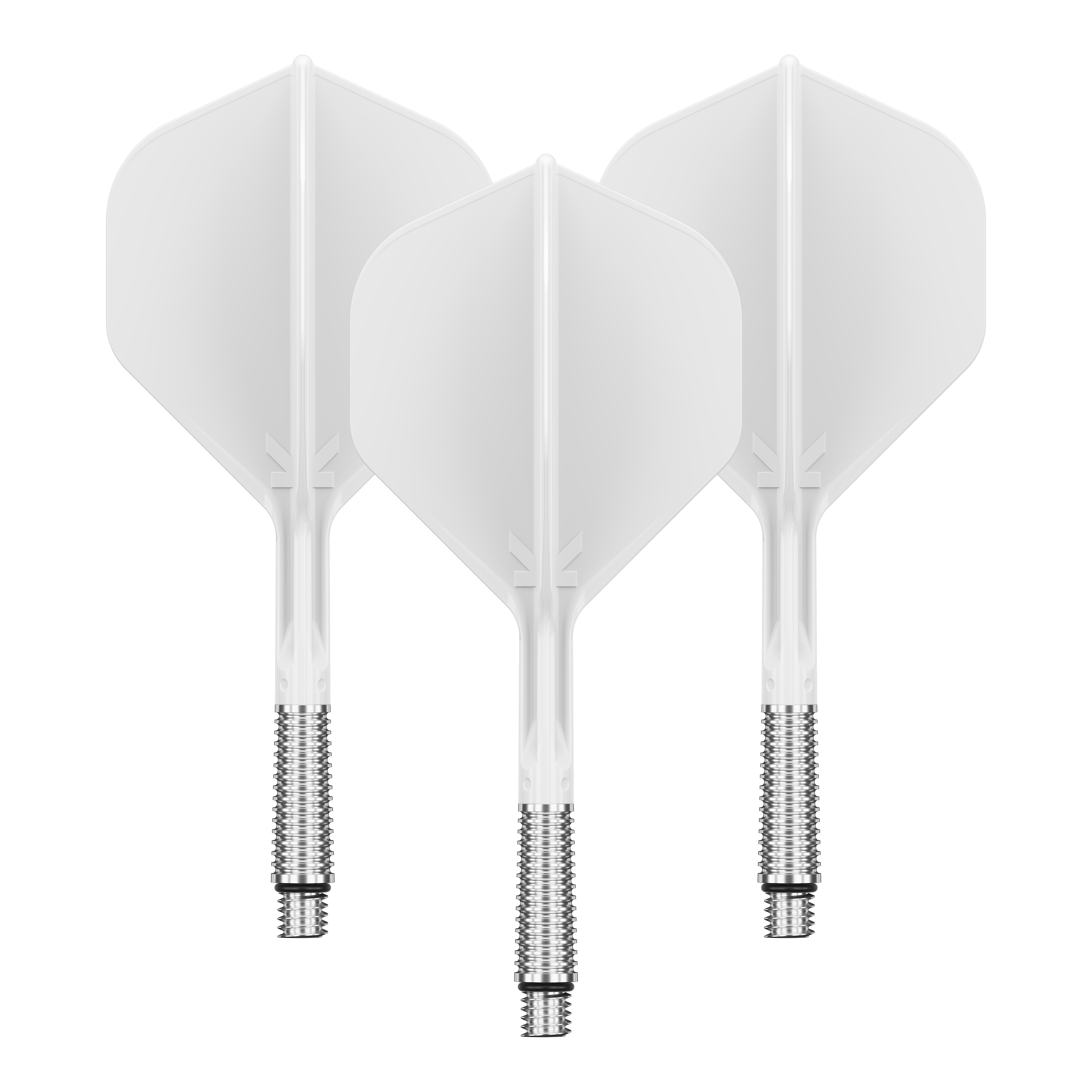 Ailettes standard Target K-Shift n° 2 - Blanches Abgebildet ist ein Dart Flight in Standardform, Modell: KShift No2, weiß, 33mm. Das Produkt wird von Target angeboten.