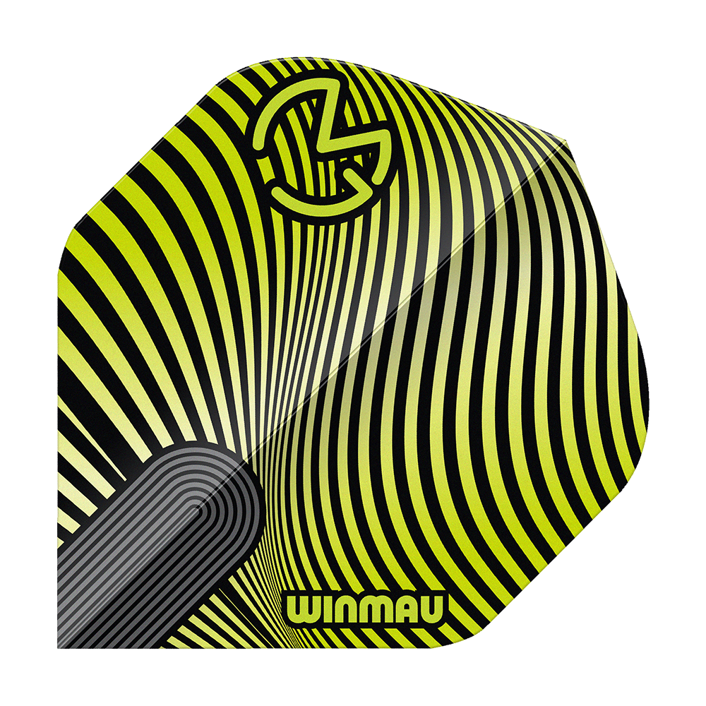 Vols standard Winmau Prism Delta MvG Vert Noir N°2 Hier sieht man Winmau Prism Delta MvG Green Black No2 Standard Flights. Das Flight-Set fällt durch besondere Akzente auf.