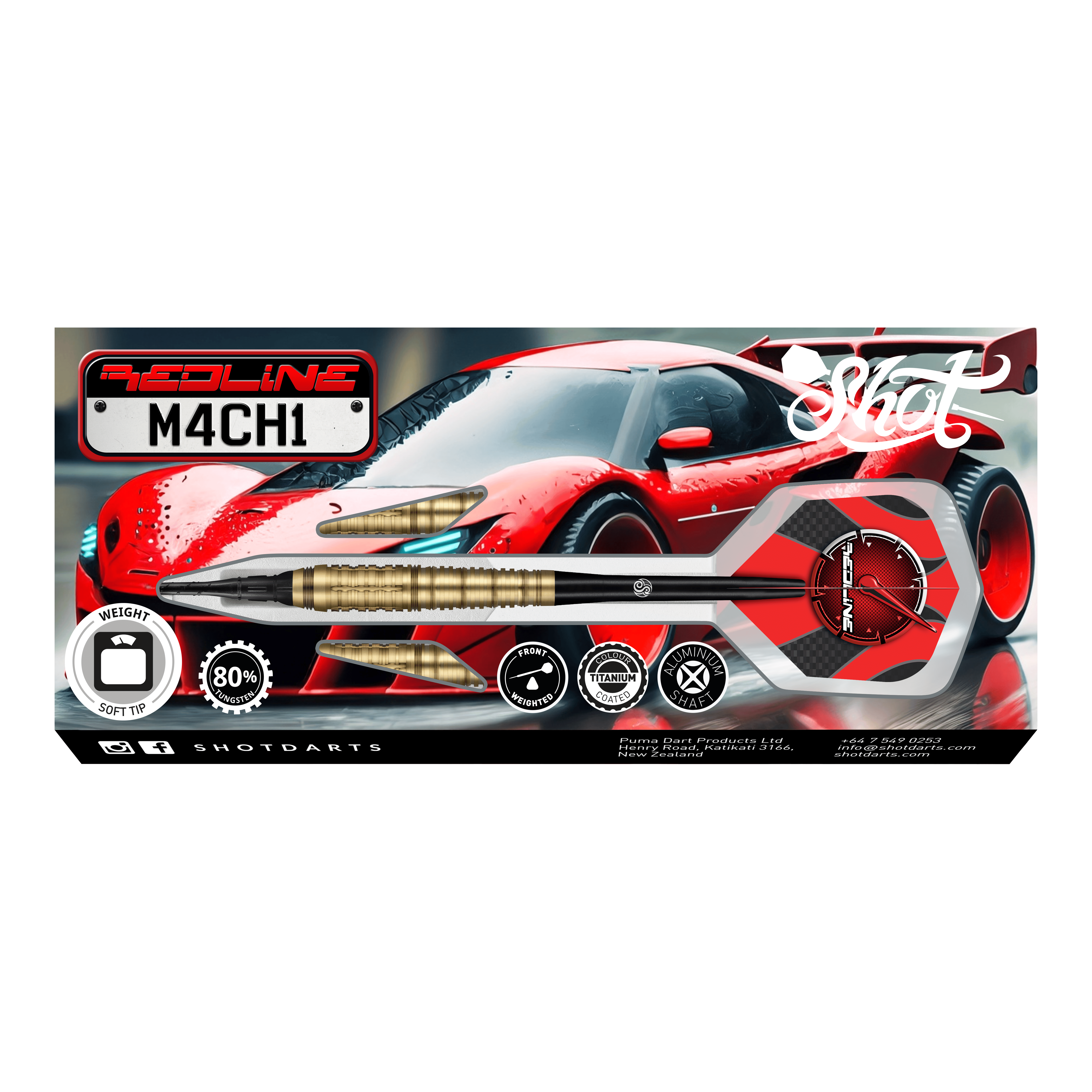 Fléchettes souples Shot Redline Mach 1 - 20g