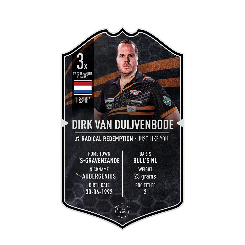 Carte de fléchettes ultime - Dirk Van Duijvenbode 2023