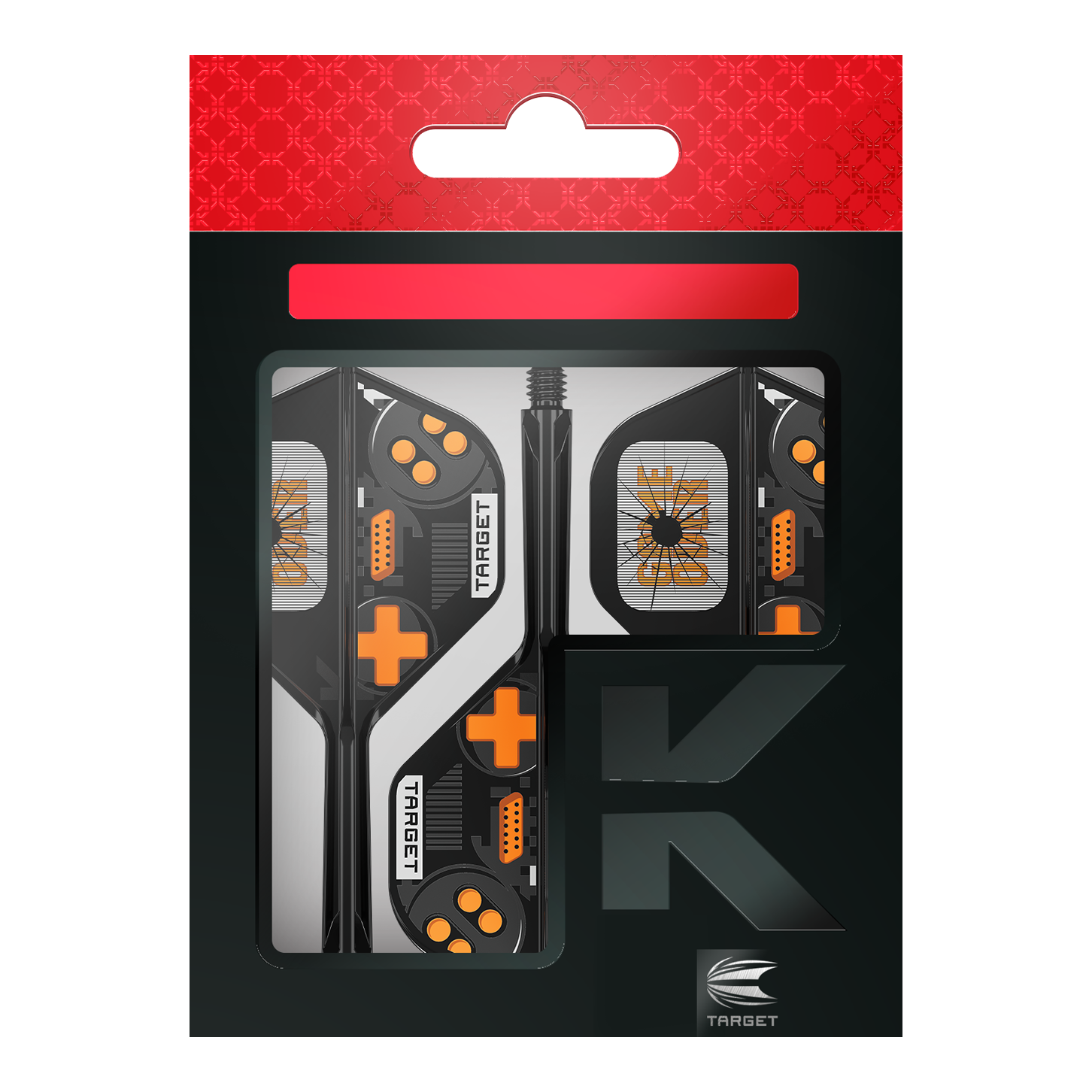 Vols standard Target K-Flex Game Over No2 Zu sehen sind die Target K-Flex Game Over No2 Standard Flights. Sie werden als Zubehör für Dartpfeile verwendet.