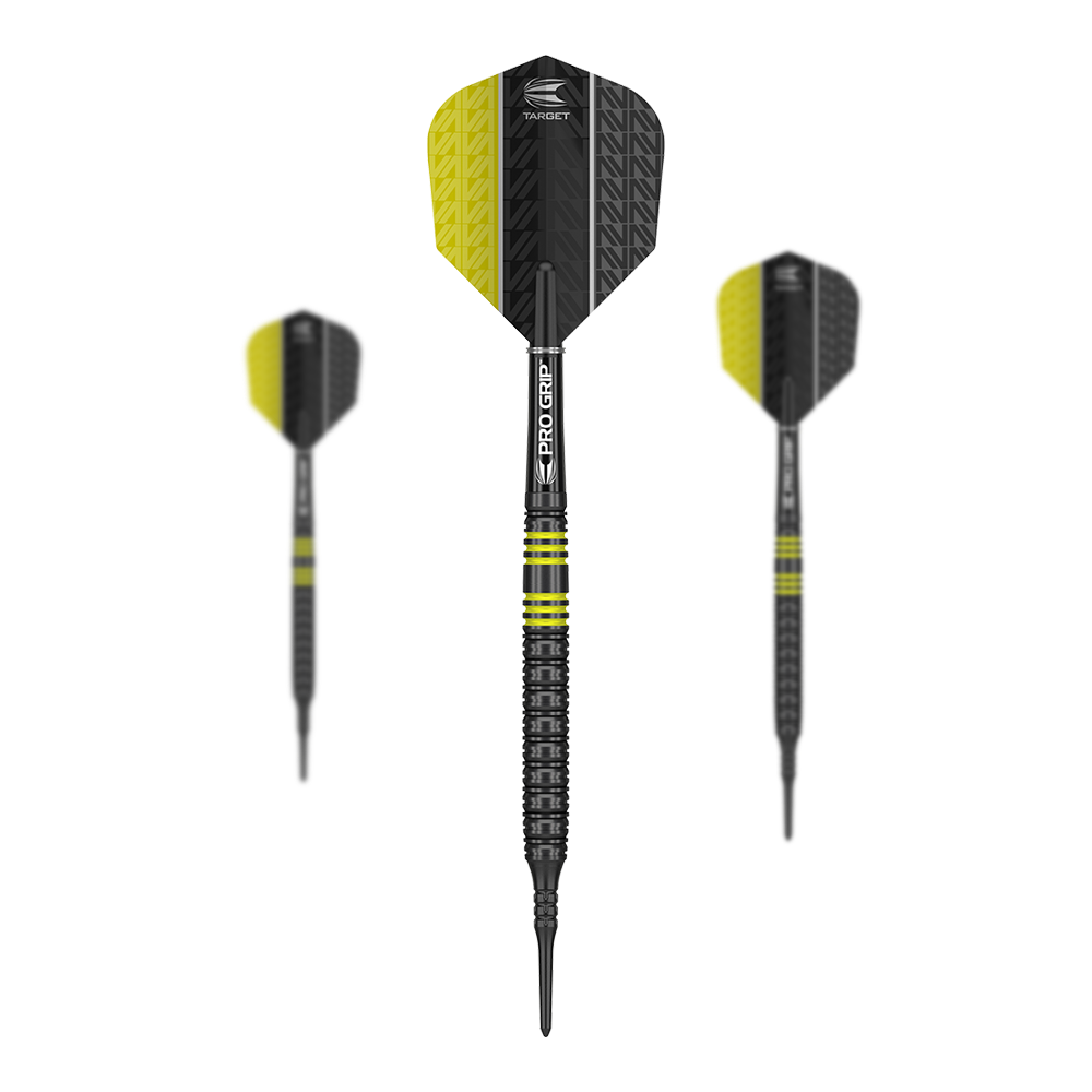 Target Vapor8 Black Yellow Softdarts - 19g