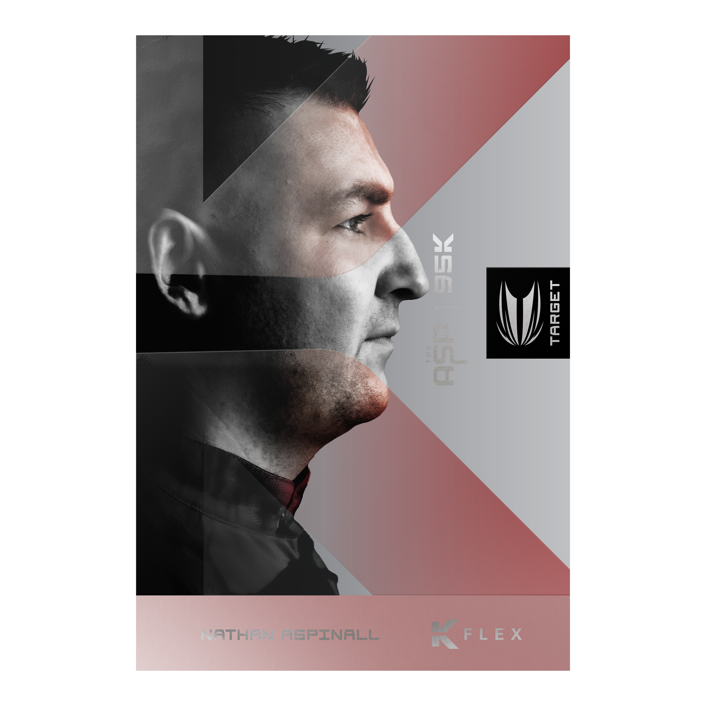 Fléchettes souples Target Nathan Aspinall 95K - 18 g Auf dem Bild sieht man die Target Nathan Aspinall 95K Softdarts - 18g. Diese Softdarts sind besonders für professionelle Darts-Spieler geeignet.