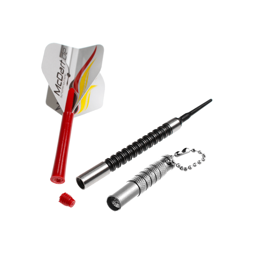 Enlèvement des résidus de tige de balle Das Bild zeigt noch einmal einen Bullet Shaftrest Entferner in Silber. Es ist ein Werkzeug zum Entfernen von Shaftrests bei Dartpfeilen.