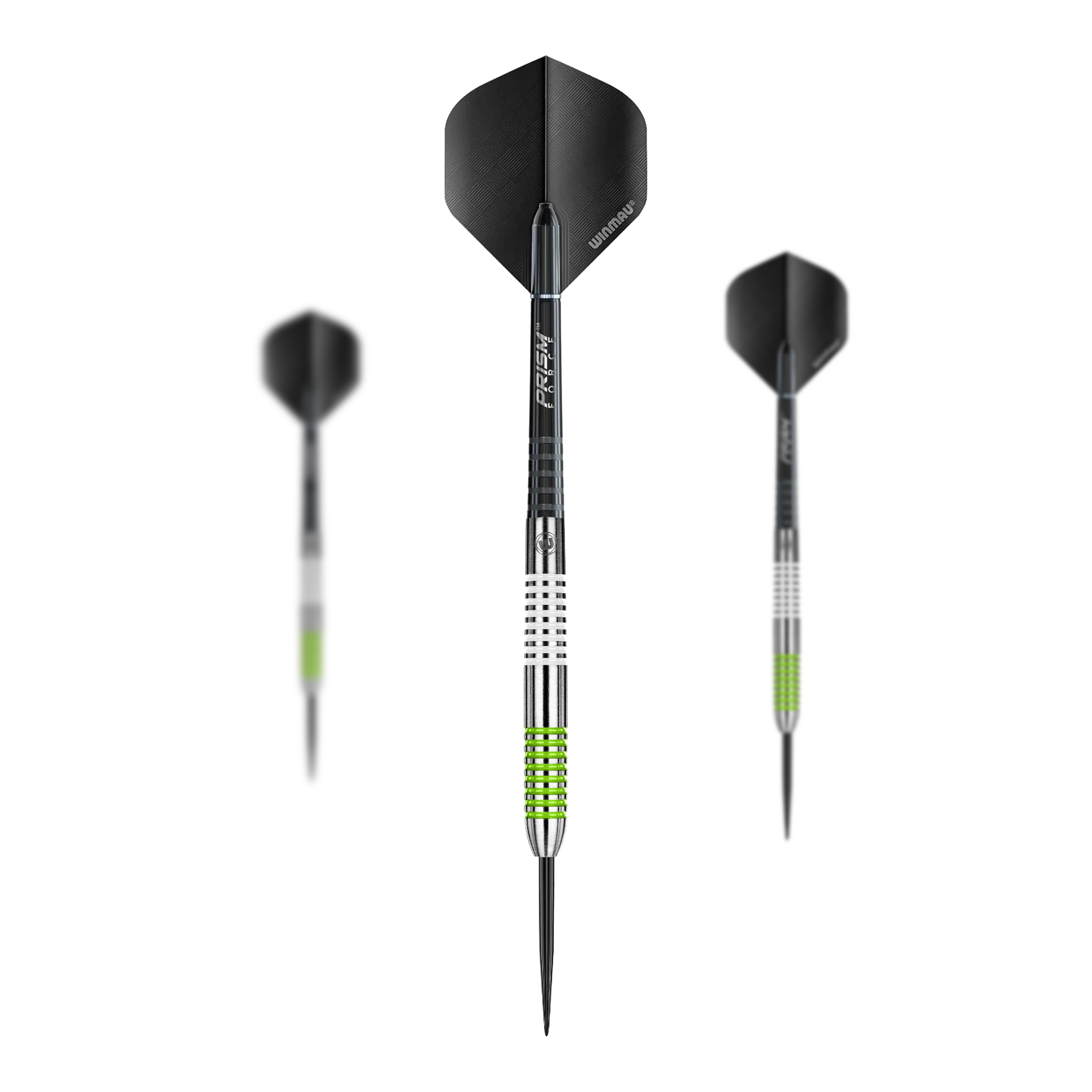 Machine à fléchettes en acier Winmau Ton Die Winmau Ton Machine Steeldarts als Set sind zu sehen. Dieses Produkt enthält mehrere Dartpfeile für das Spiel.
