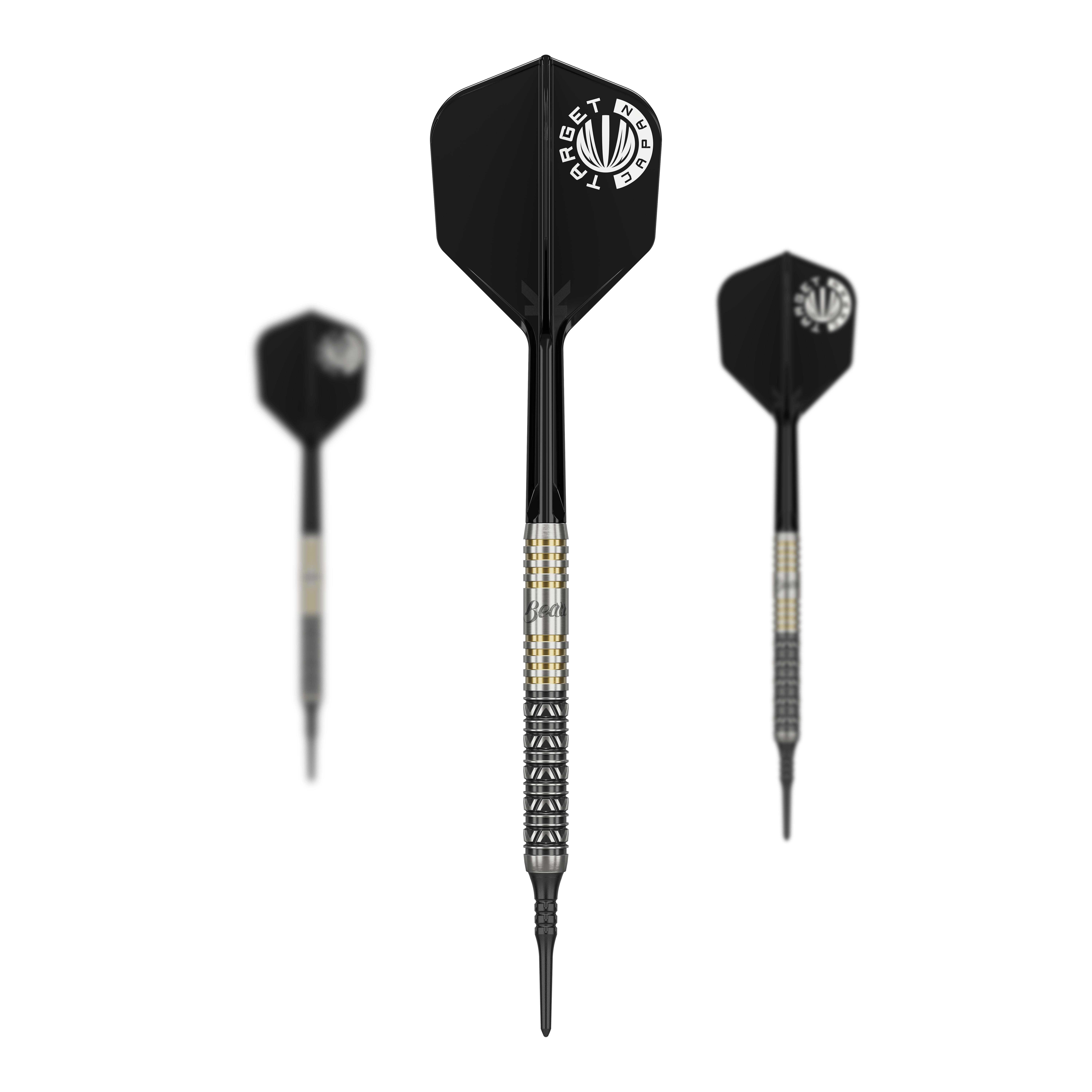 Das Bild stellt die Target Japan Beau Greaves Japan Edition Swiss Point Softdarts - 21g dar. Es handelt sich um eine spezielle Edition für Dartliebhaber.