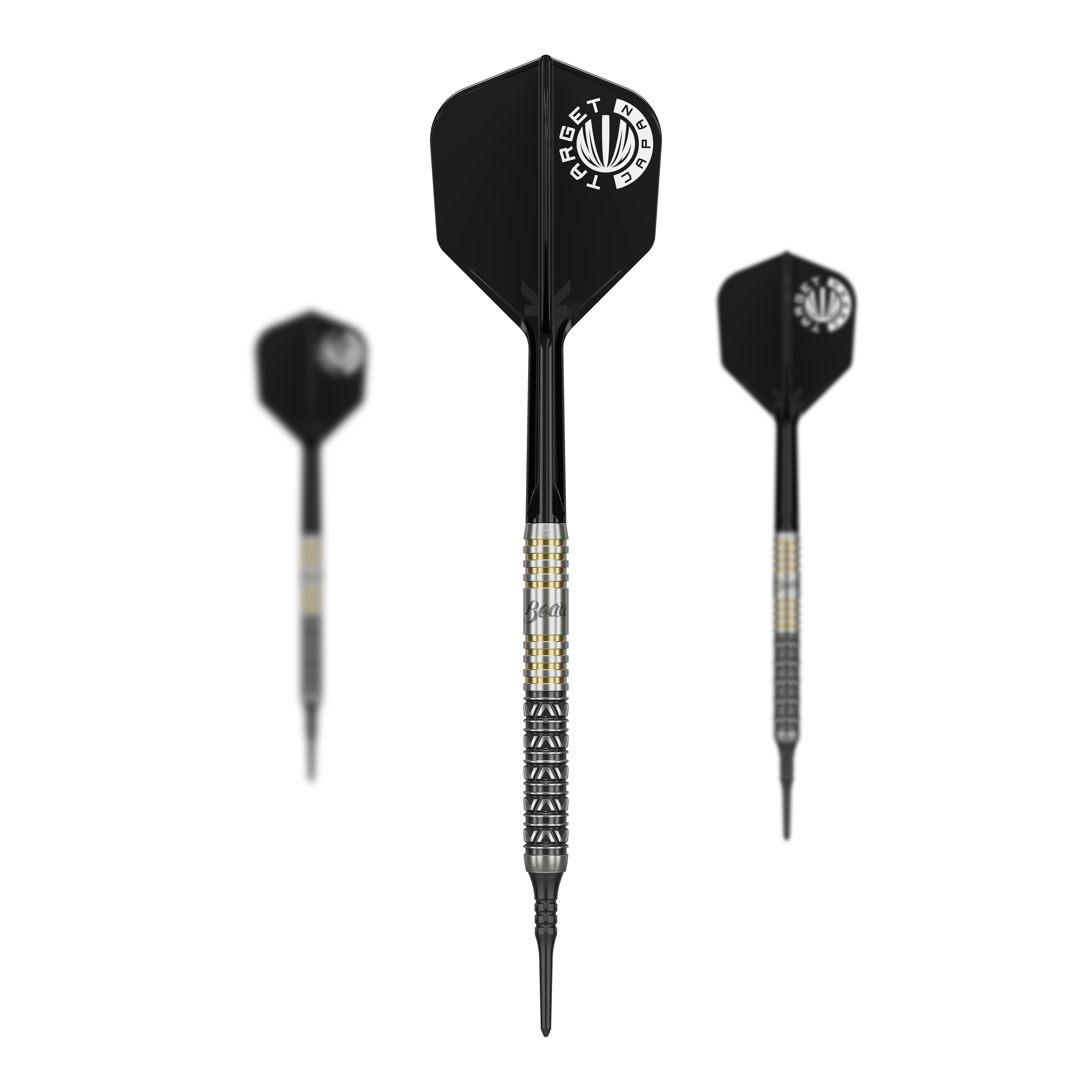 Target Japan Beau Greaves Japan Edition Fléchettes à pointe suisse en mousse - 21 g Das Bild stellt die Target Japan Beau Greaves Japan Edition Swiss Point Softdarts - 21g dar. Es handelt sich um eine spezielle Edition für Dartliebhaber.