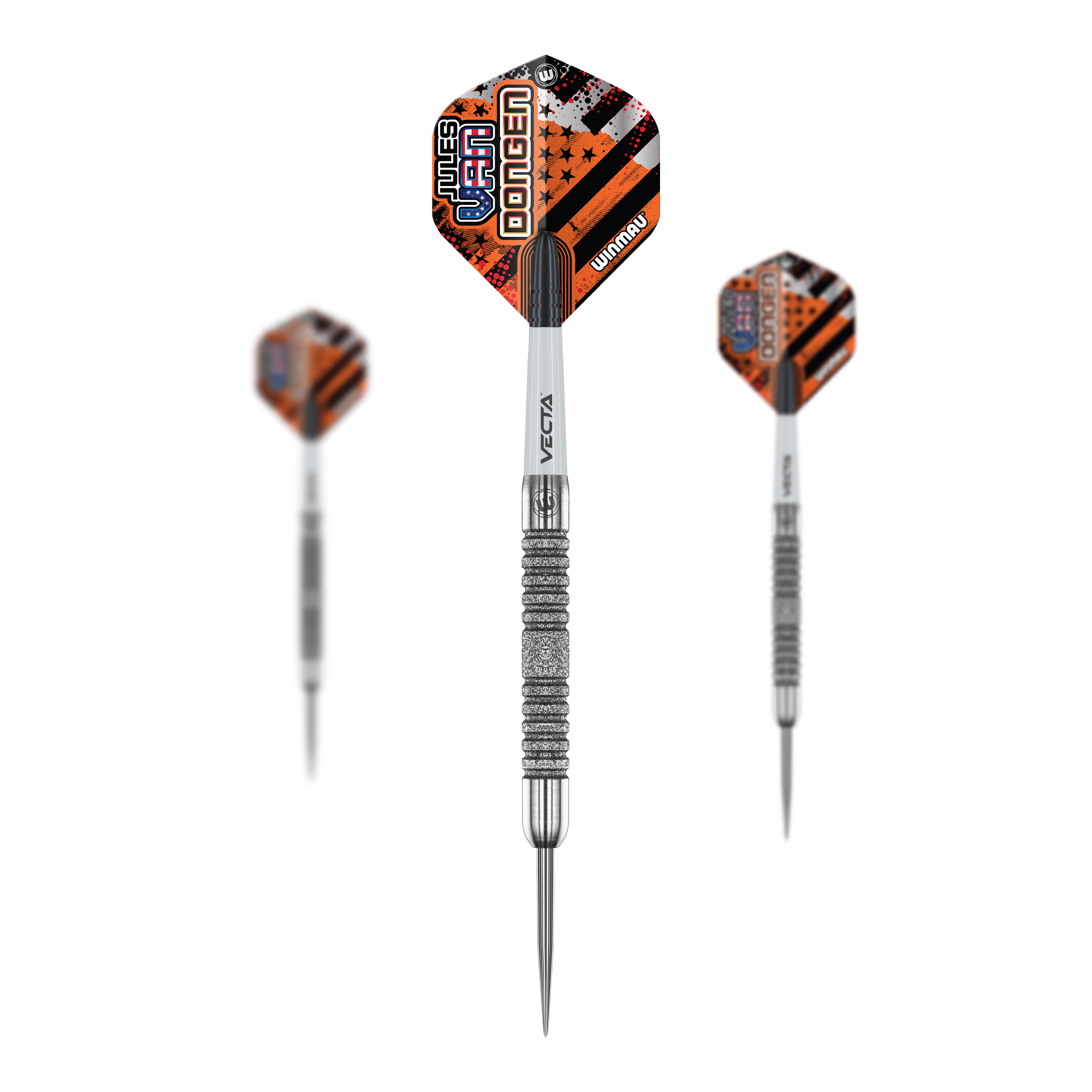 Fléchettes en acier Winmau Jules Van Dongen - 22g