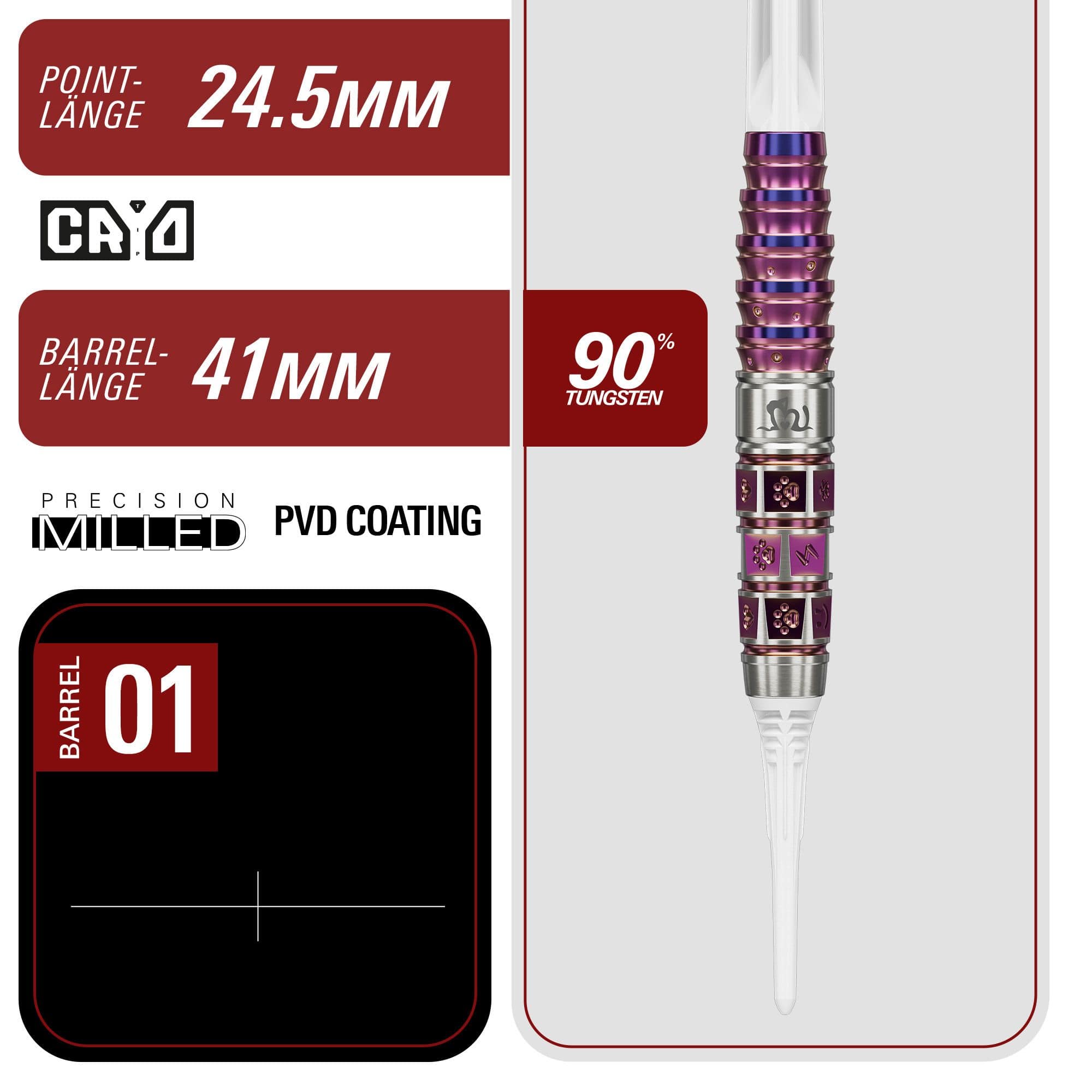 Fléchettes souples Target Japan Prime Series Mayo GEN8 - 18 g