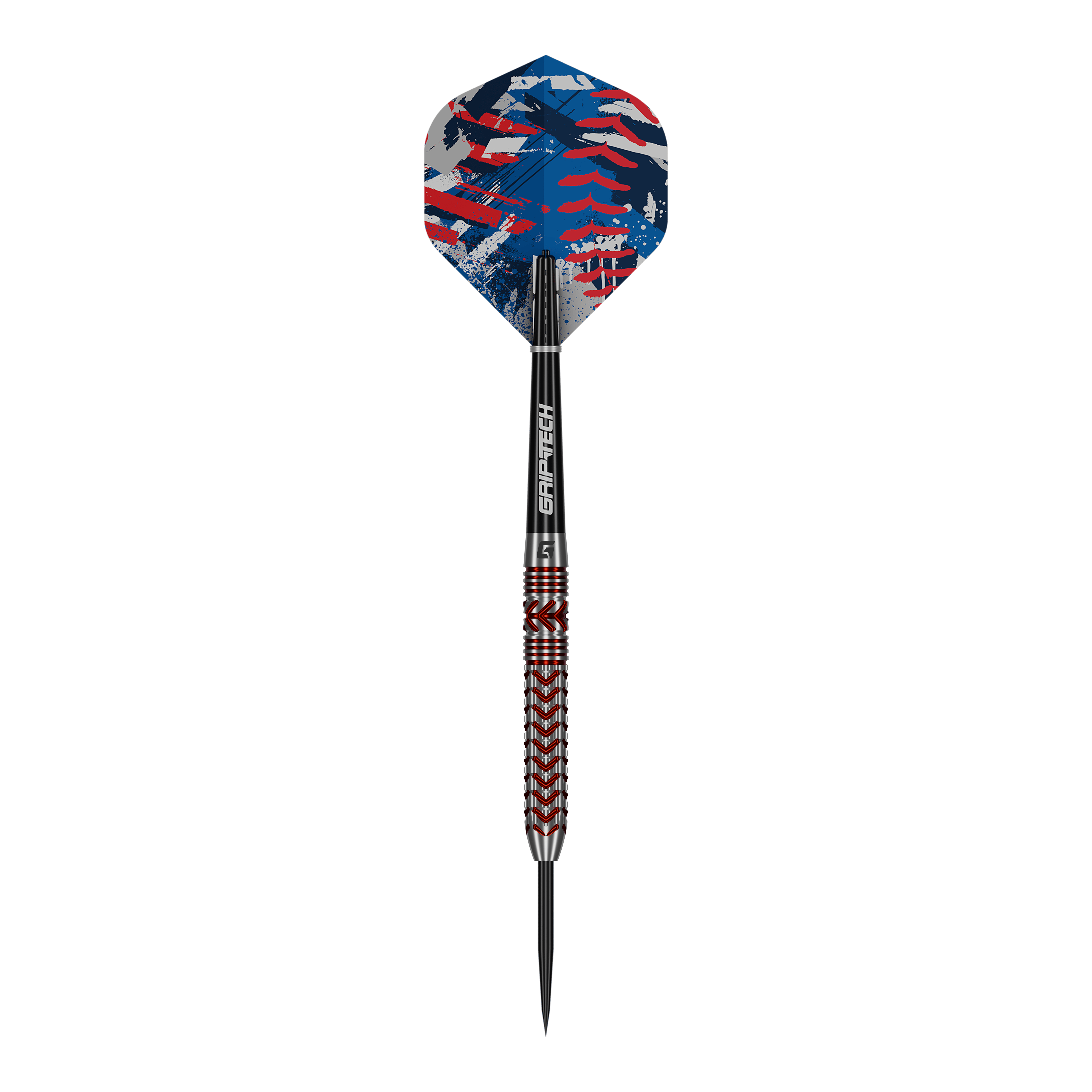 Fléchettes en acier GOAT Curveball Auf dem Bild sind GOAT Curveball Steeldarts zu sehen. Die Darts sind detailliert abgebildet.