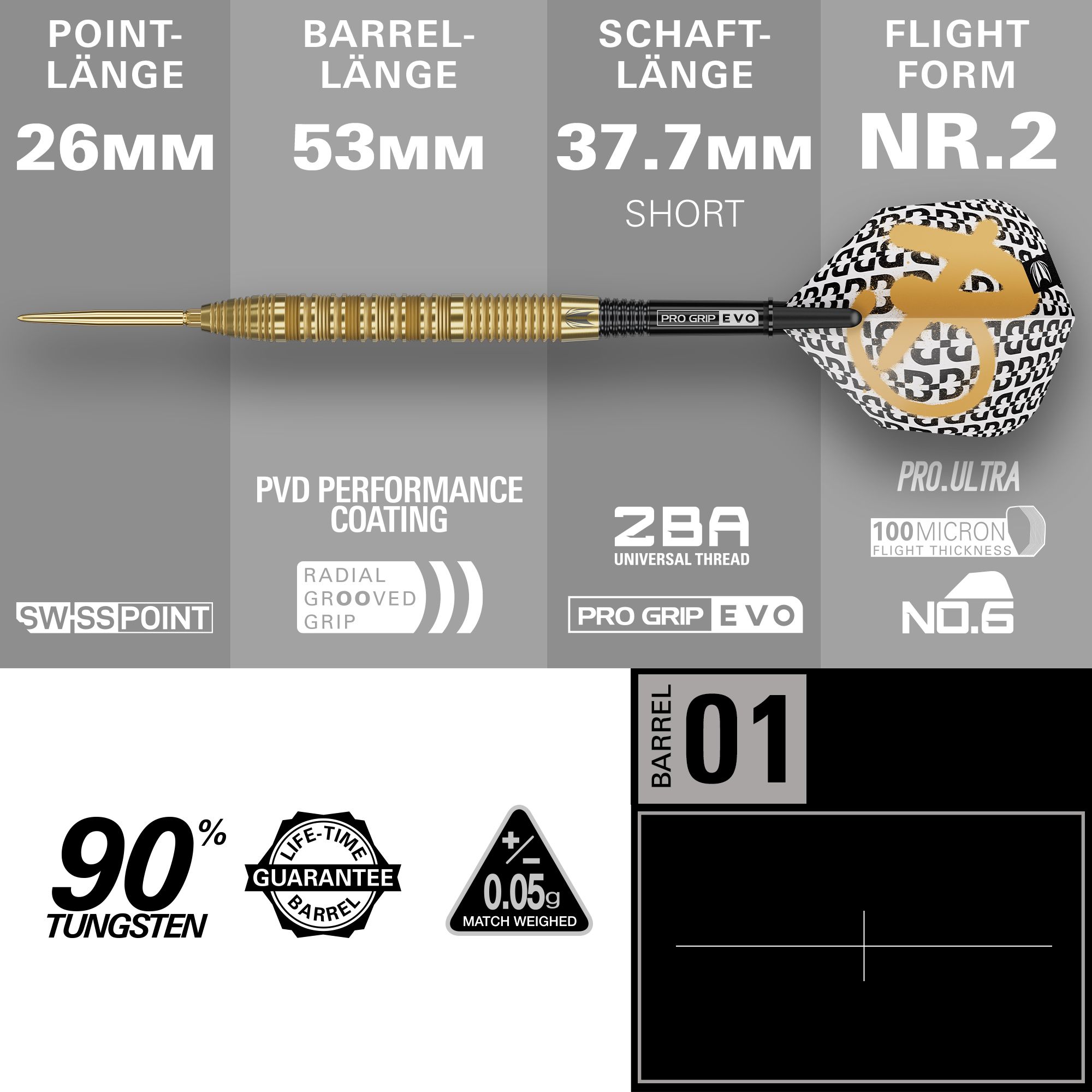 Fléchettes en acier Target Bolide Envy 01 Swiss Point Hier sind die Target Bolide Envy 01 Swiss Point Steeldarts zu sehen. Diese Pfeile überzeugen durch ihr modernes Design und hochwertige Verarbeitung.