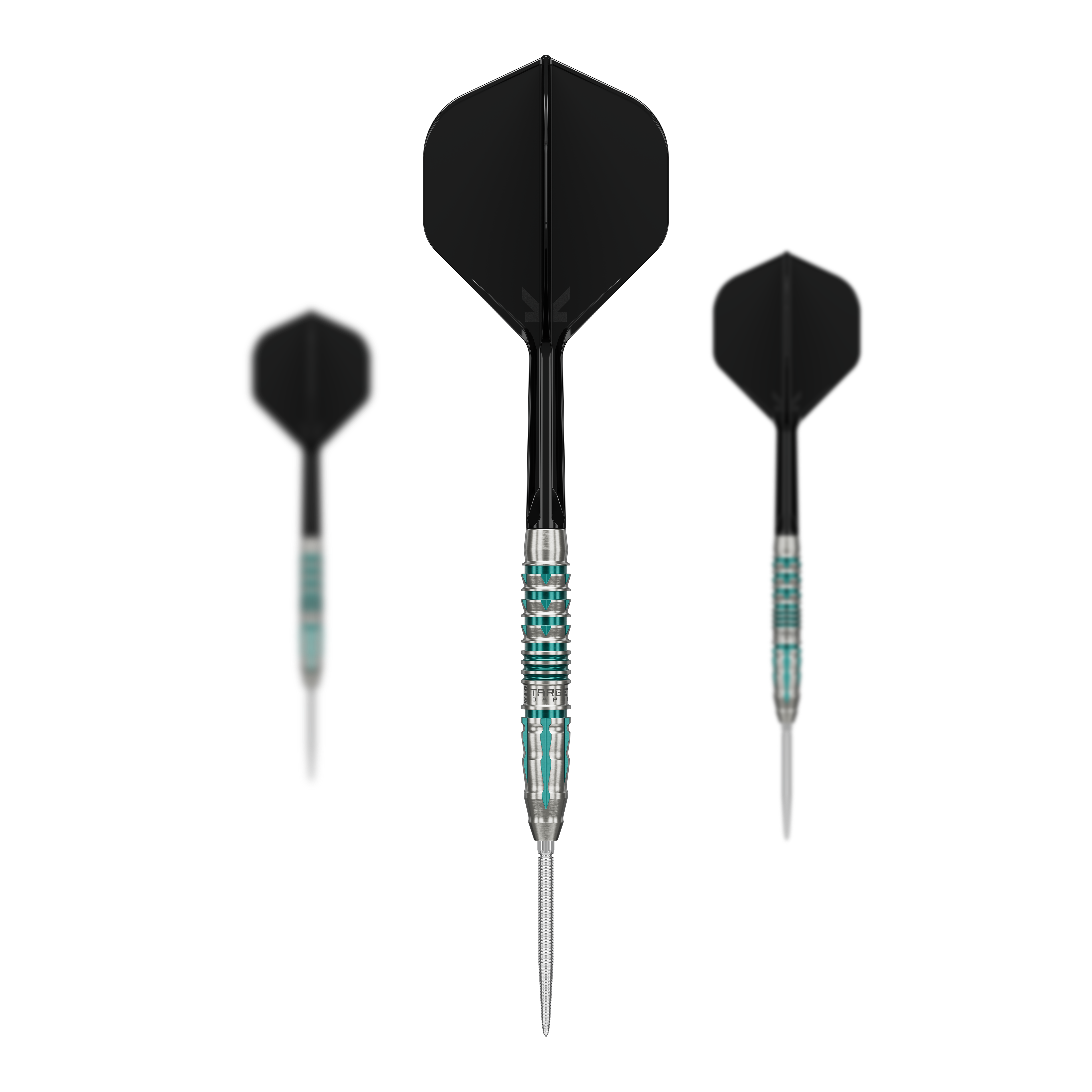 Fléchettes en acier Target Japan Black Marque Pierce Swiss Point à pointe noire