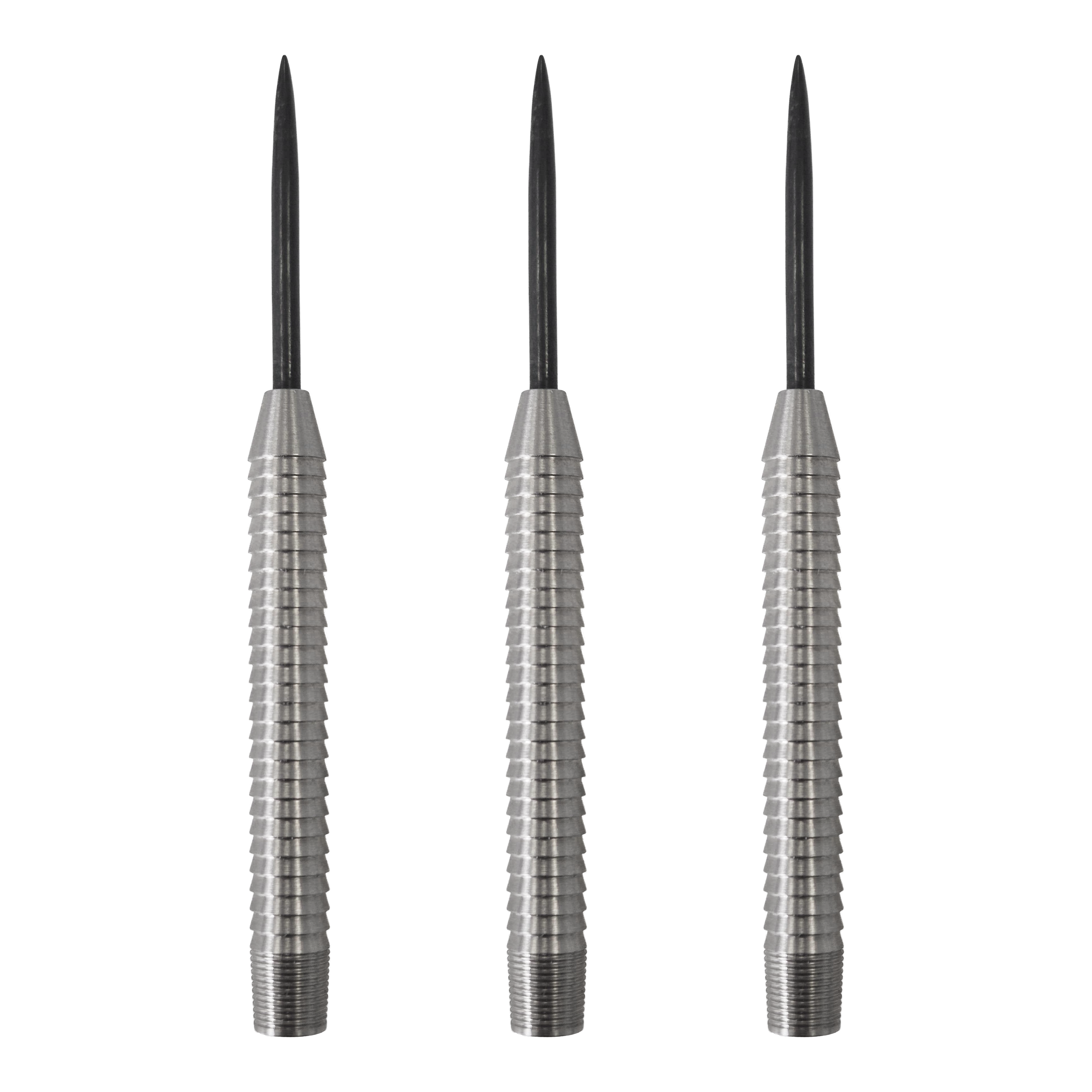 Corps de fléchettes en acier McDart Shark 3 - 22 g Abgebildet ist das Set McDart Shark 3 Steeldart-Barrels - 22g. Die Steeldart-Barrels werden als Set dargestellt.