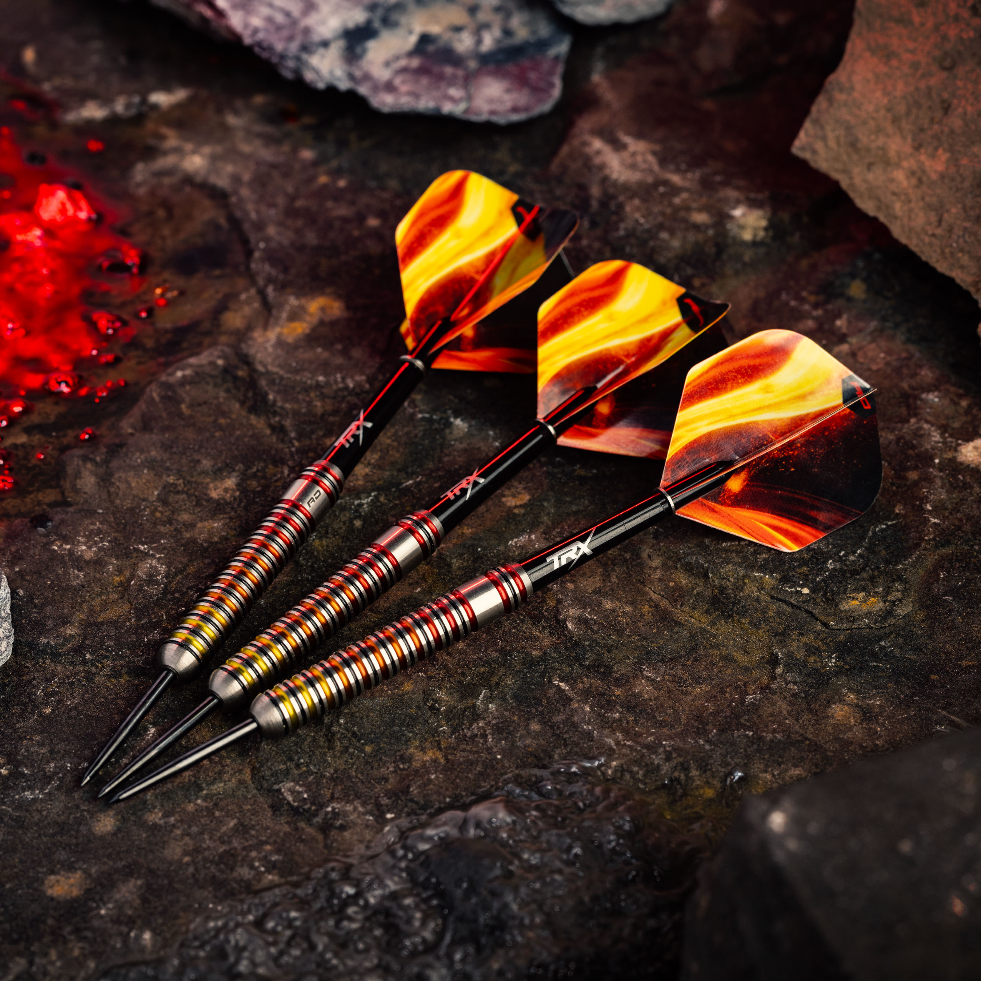 Fléchettes en acier Red Dragon Furnace Dies ist ein Bild der Red Dragon Furnace Steeldarts. Die Darts sind speziell für Präzision und Leistung entwickelt.