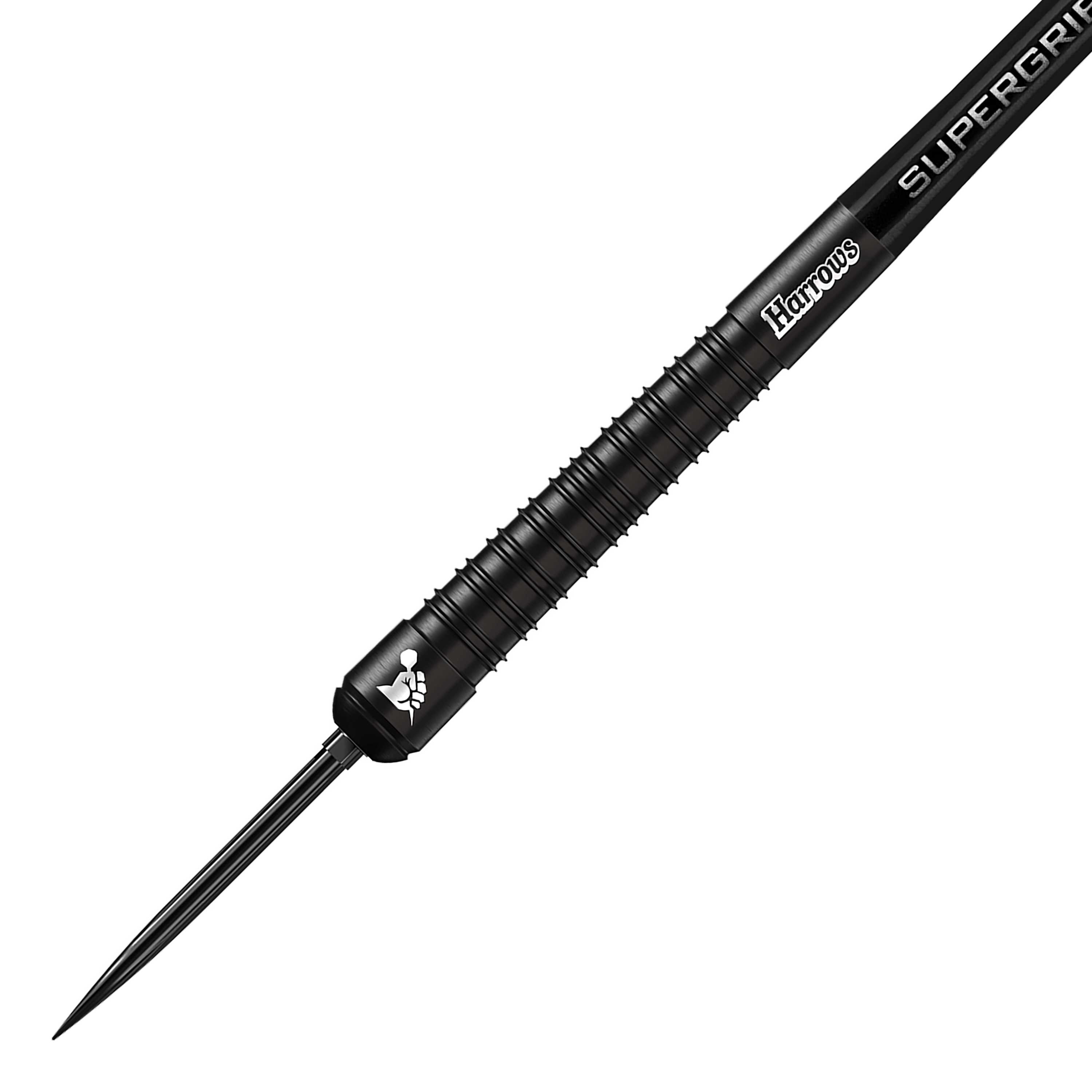 Fléchettes en acier à pointe rapide Harrows Supergrip 90 Black Edition Fléchettes en acier à pointe rapide Harrows Supergrip 90 Black Edition