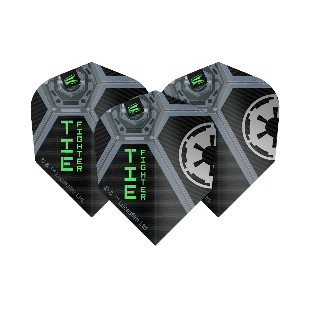 Cible Star Wars ProUltra Tie Fighter No6 Vols Target Star Wars ProUltra Tie Fighter No6 Flights. Dart-Flights mit Tie Fighter Motiv aus der Star Wars Kollektion.