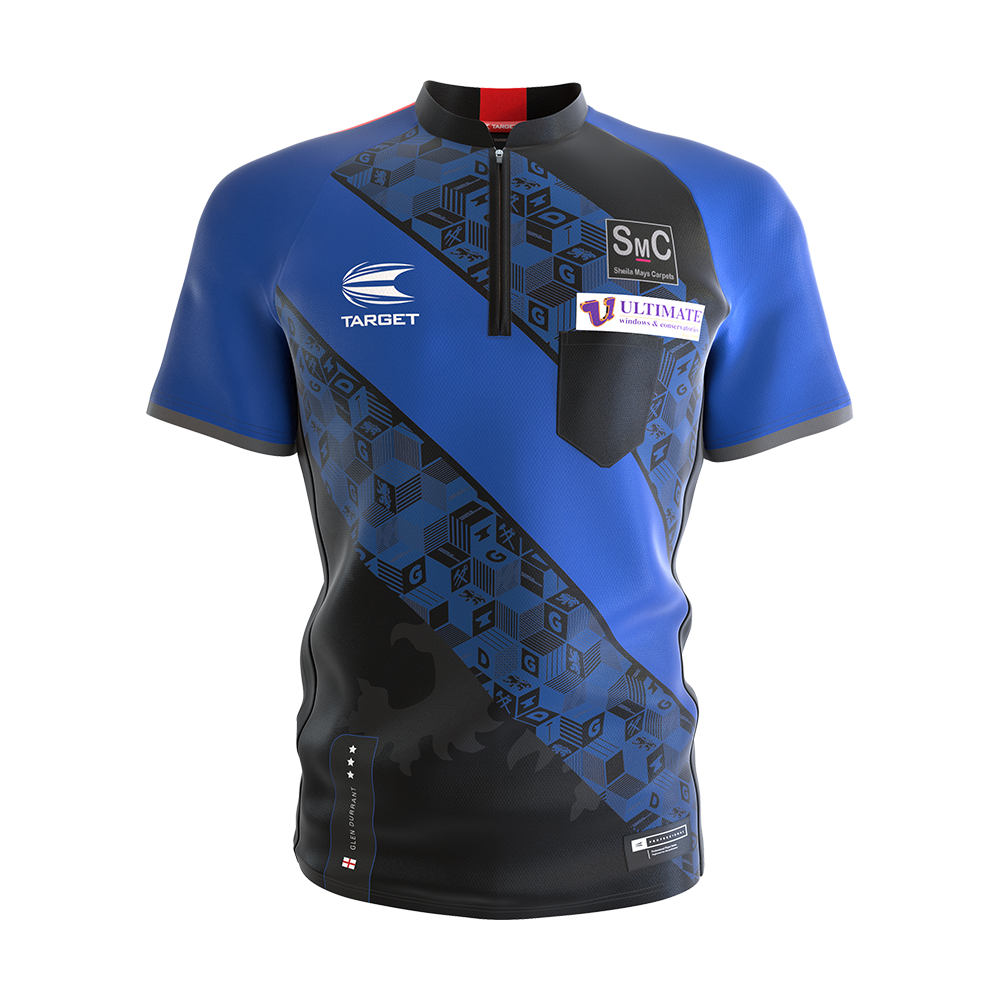 Chemise de fléchettes Glen Durrant sans col Target Coolplay