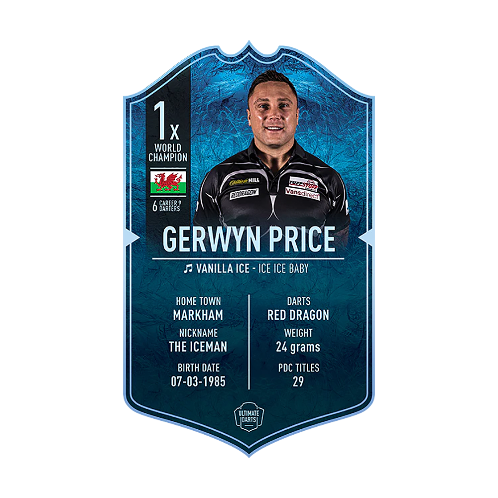 Ultimate Darts Card - Gerwyn Price