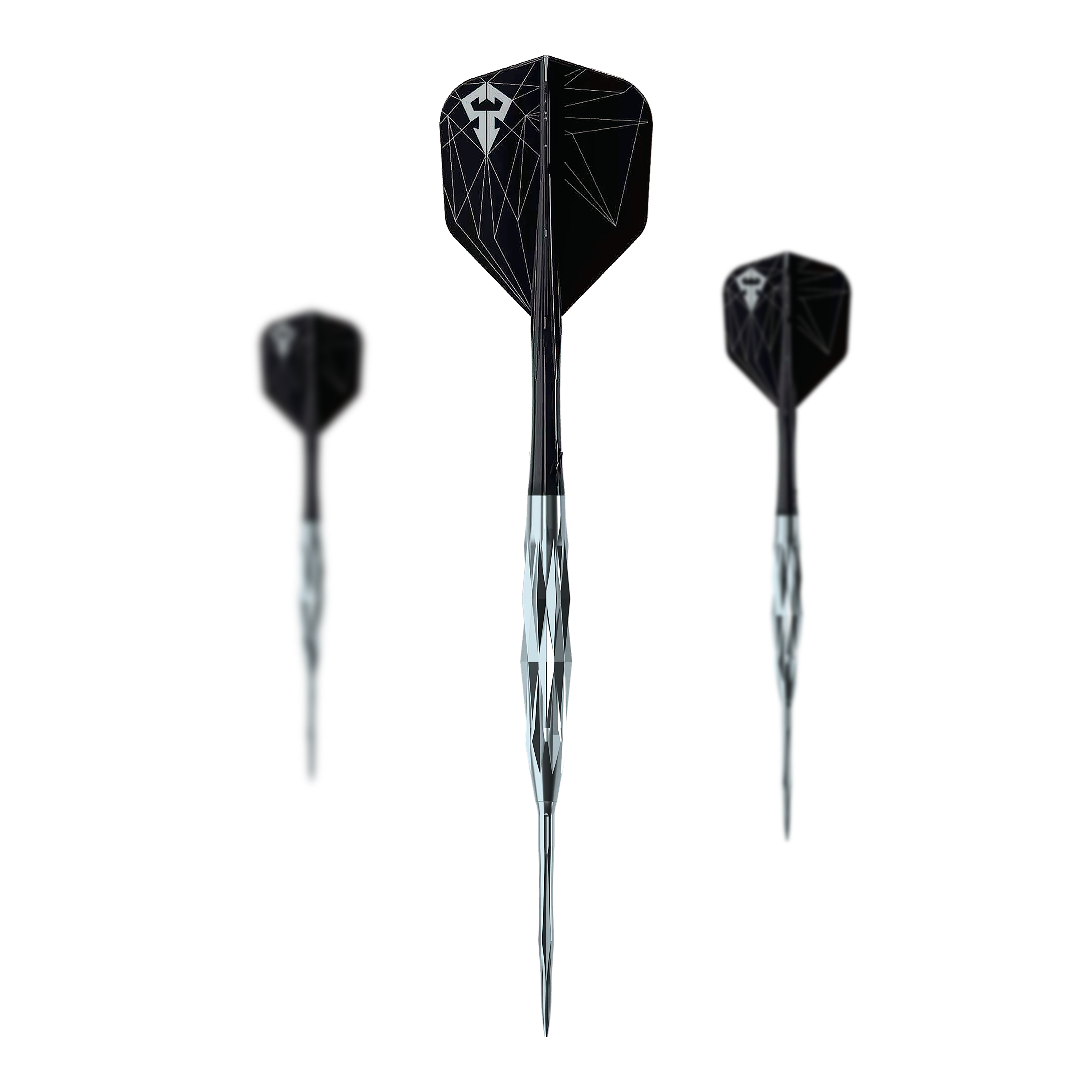 Fléchettes en acier Hyperion de la série Caliburn Starships - 22 g Auf dem Bild sind die Caliburn Starships Series Hyperion Steeldarts im Set zu sehen. Sie eignen sich perfekt für Steeldart-Enthusiasten.