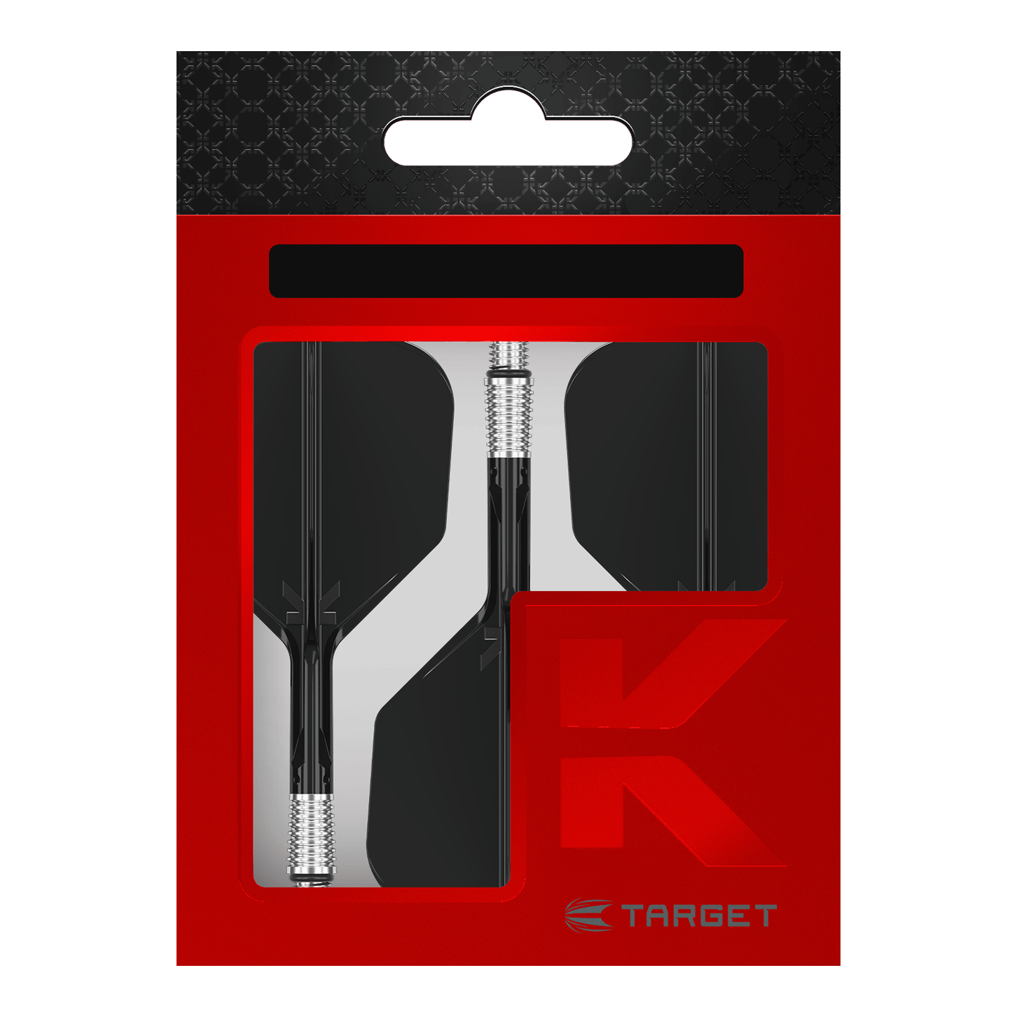 Ailerons Target K-Shift No6 - Noir Target K-Shift No6 Flights - Schwarz. Diese schwarzen Dart-Flights von Target sind in No6-Form gestaltet.