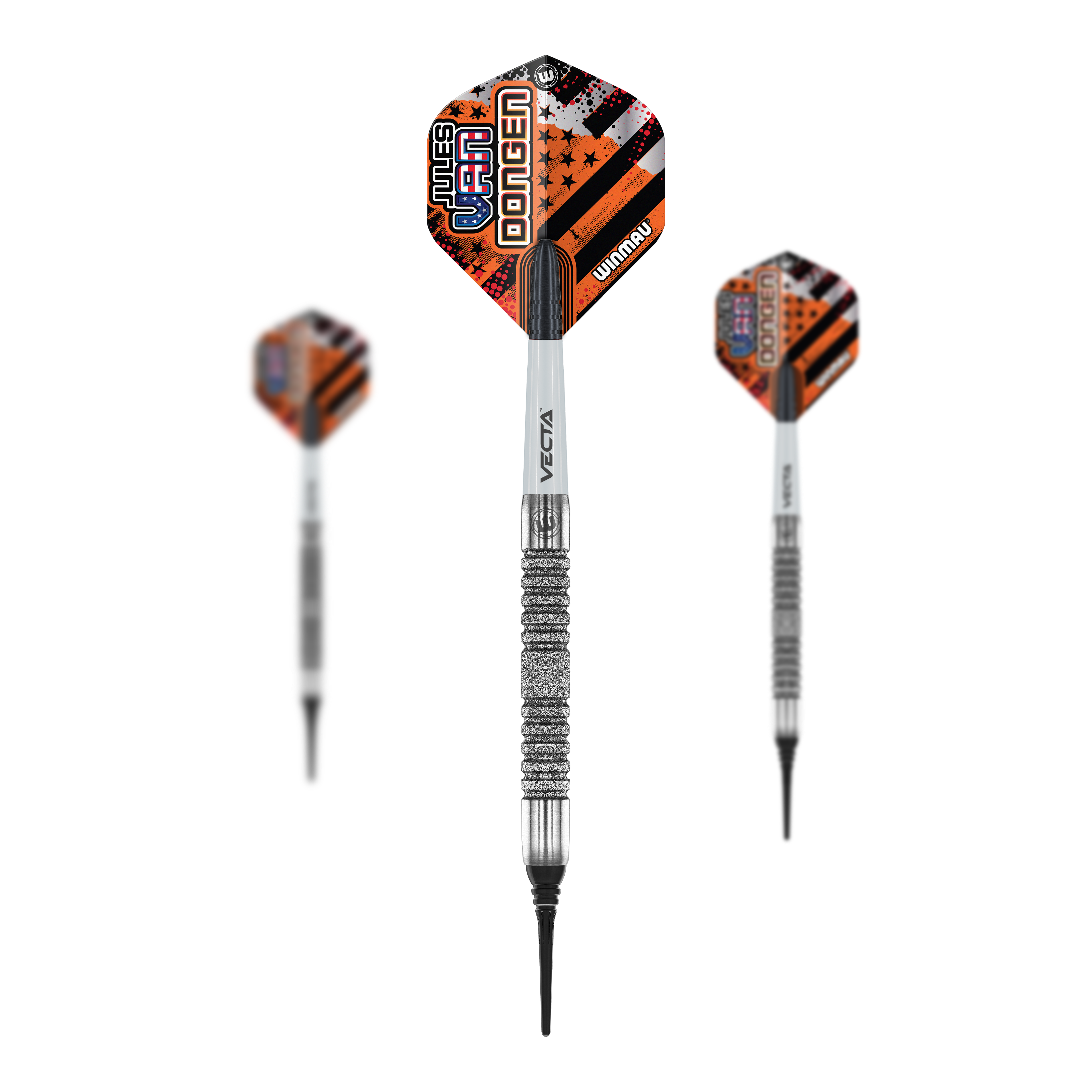 Fléchettes souples Winmau Jules Van Dongen - 20g