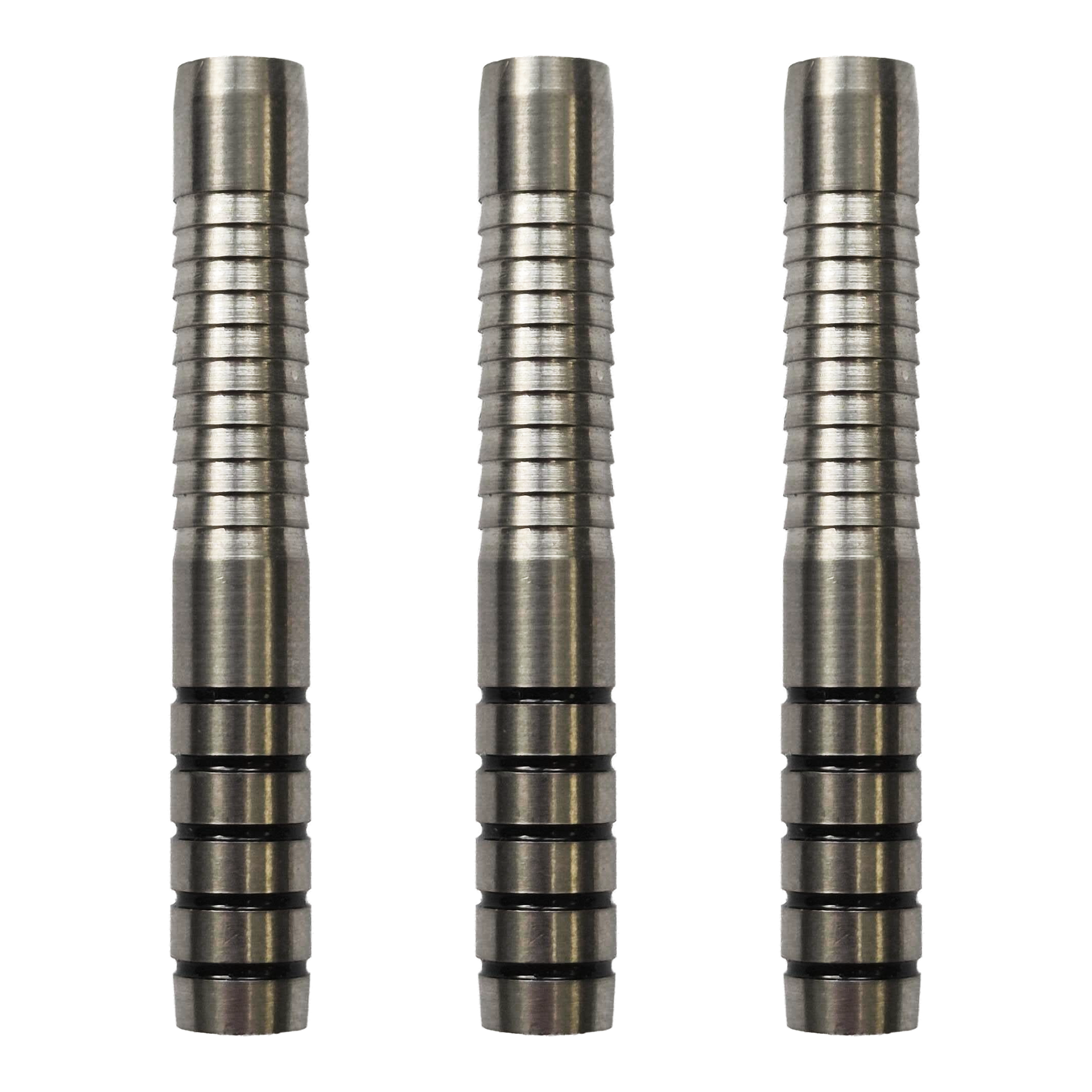 Fléchettes souples McDart Requin à anneaux - 18 g Dieses Bild zeigt das Set McDart Ringed Shark Softdart Barrels - 18g. Die Dartbarrels haben eine gerillte Oberfläche und sind für Softdarts geeignet.