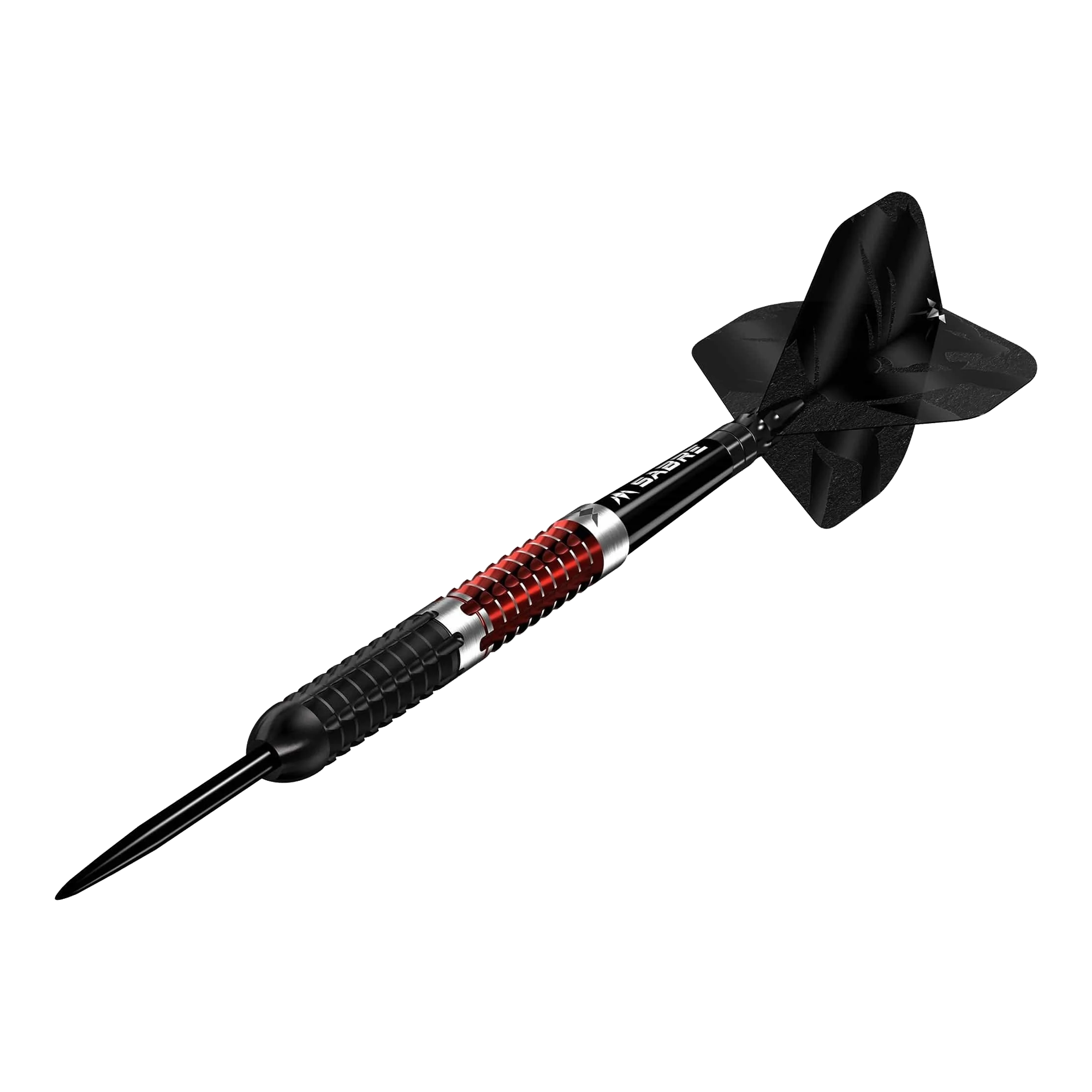 Fléchettes Mission Llew Bevan Black Red Electro Steel - 23 g Mission Llew Bevan Black Red Electro Steeldarts - 23g. Moderne Steeldarts in Schwarz und Rot mit 23 Gramm Gewicht.