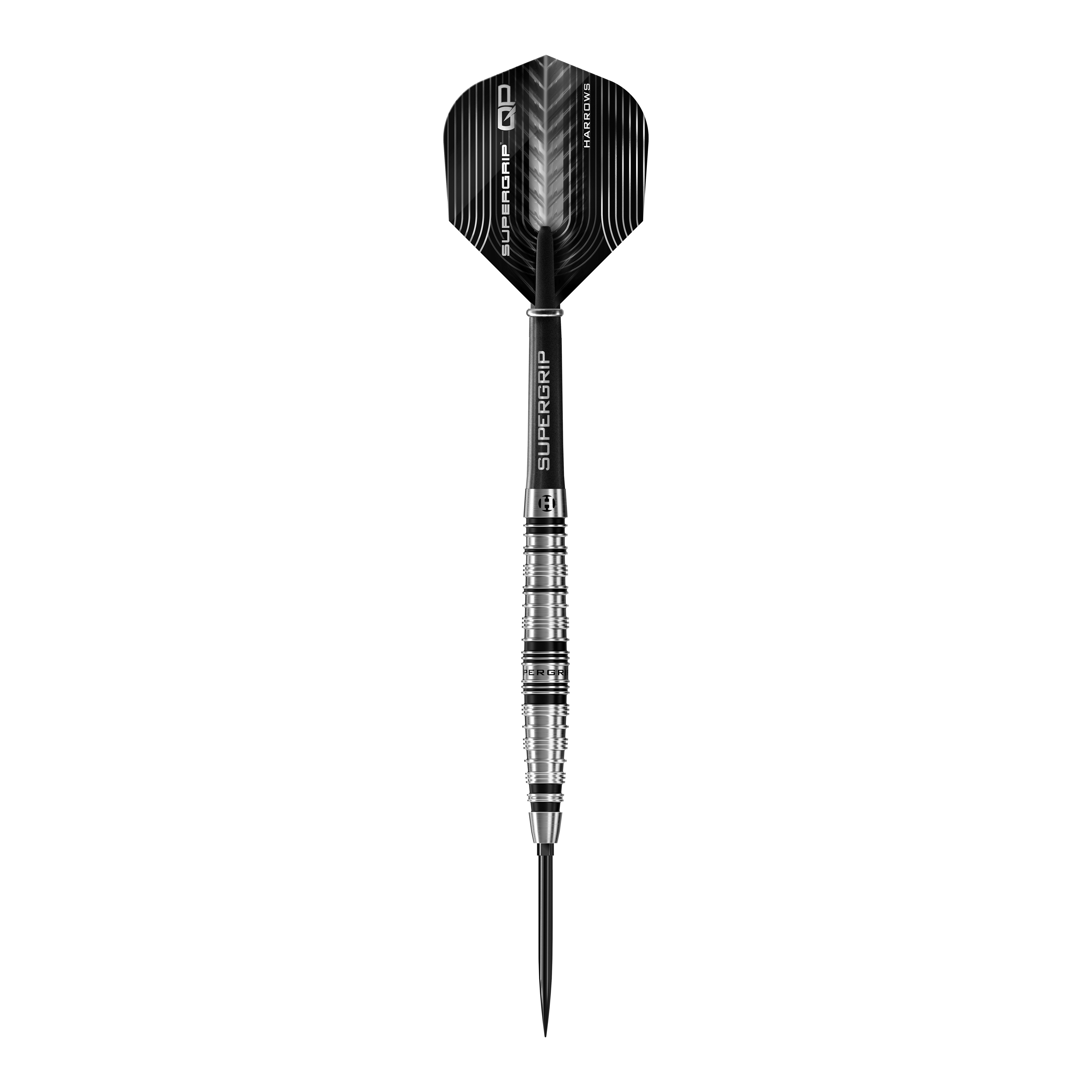 Fléchettes en acier Harrows Supergrip Torpedo Quick Point Das Bild präsentiert die Harrows Supergrip Torpedo Quick Point Steeldarts. Sie sind ideal für präzise Würfe und intensiven Einsatz.