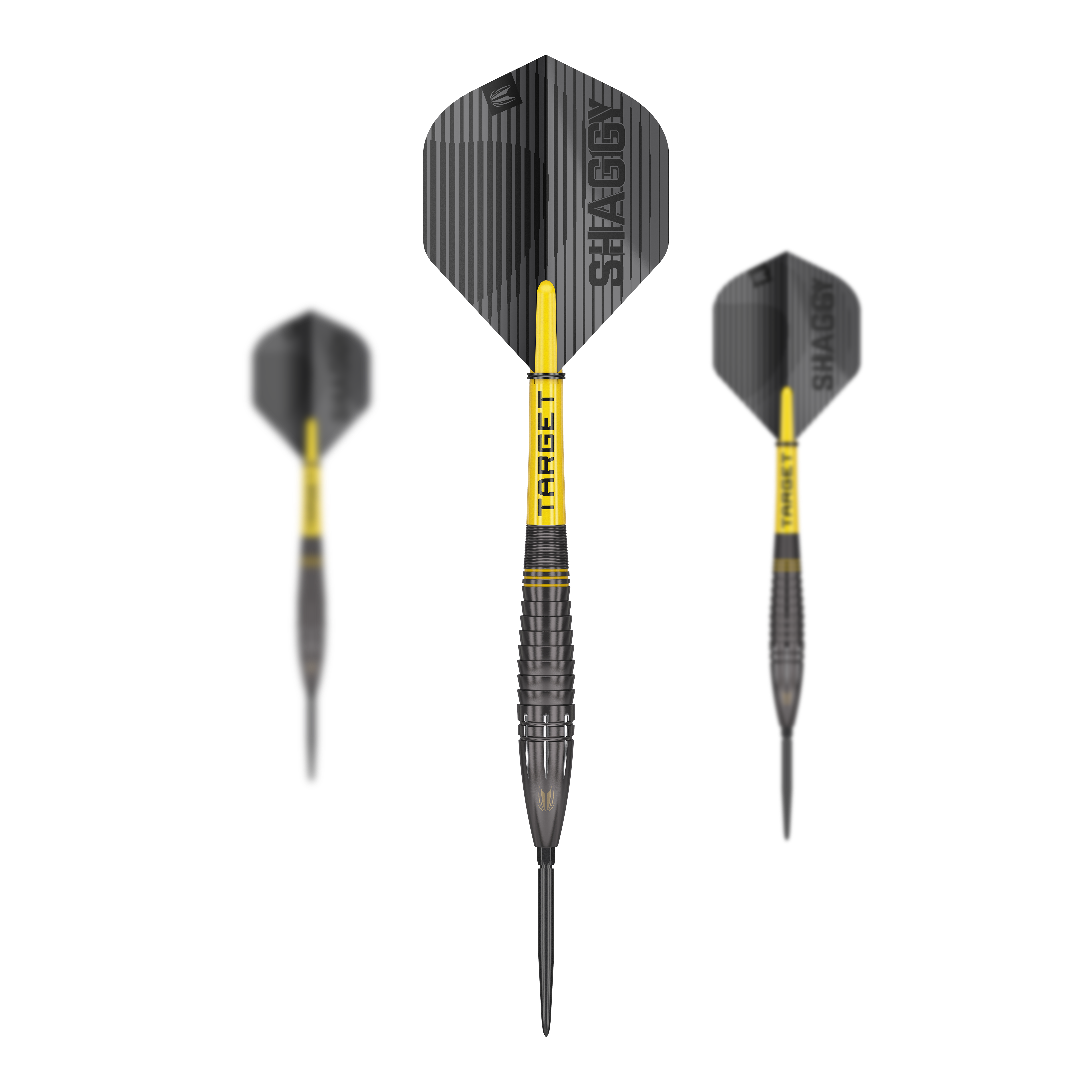 Fléchettes en acier Target Scott Williams Shaggy Black Swiss Point