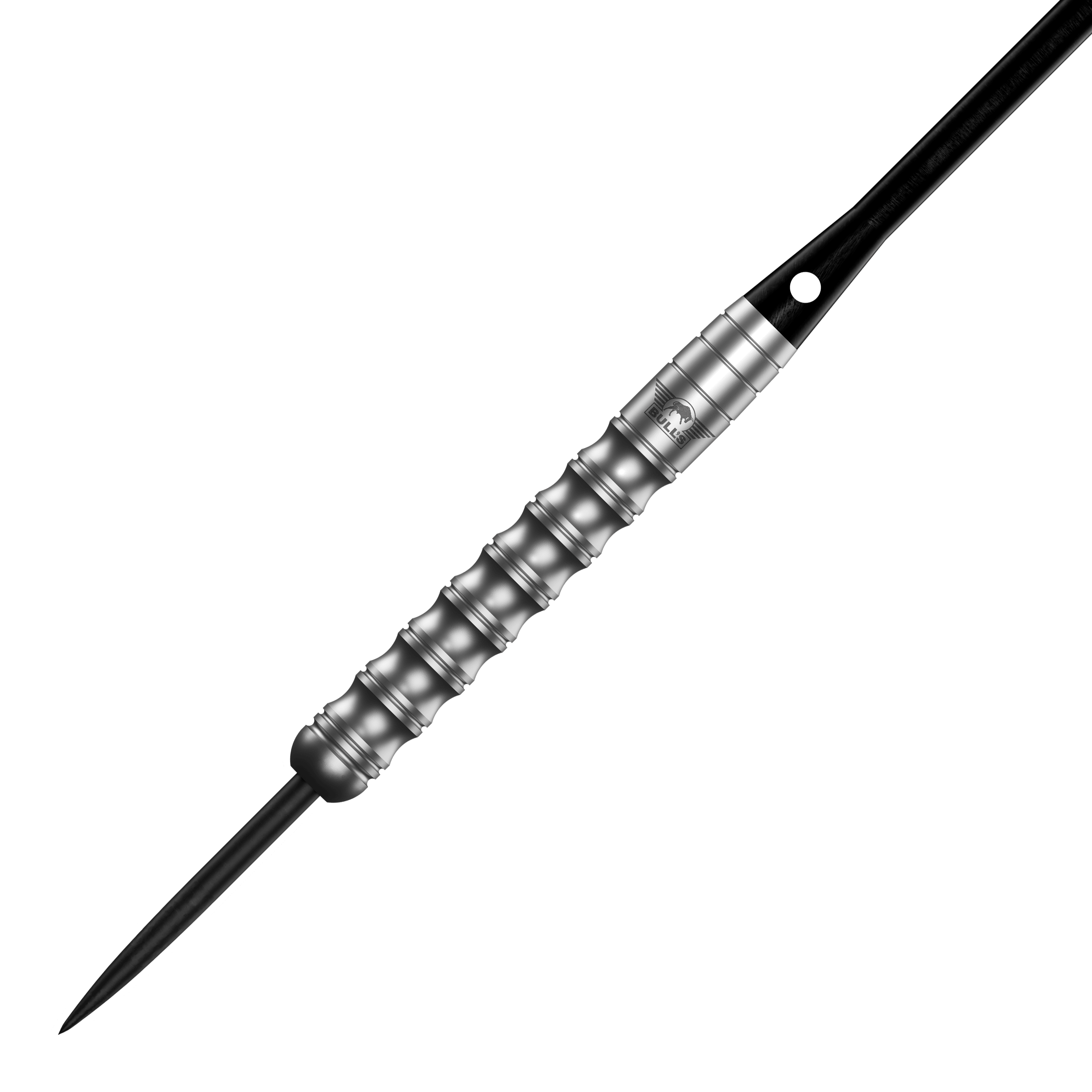 Fléchettes Bulls NL Chaos Green Steel - 24 g Zu sehen sind die Bulls NL Chaos Green Steeldarts mit 24g. Zwei grüne Steeldarts werden dargestellt.