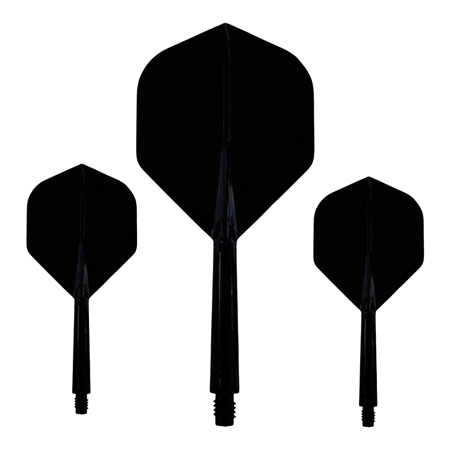 Système de tige de vol Evolution EVO1 - Noir Dieses Bild zeigt das Evolution EVO1 Flight-Shaft-System in Schwarz. Es ist deutlich das Design und die Form des Produkts zu erkennen.