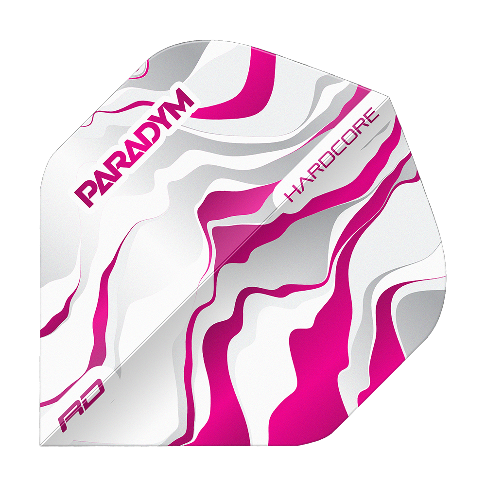 Vols standard Red Dragon Hardcore Premium Paradym Pink Premium No2 Abgebildet sind die Red Dragon Hardcore Premium Paradym Pink Premium No2 Standard Flights. Diese Dart-Flights überzeugen durch ihr auffälliges, pinkes Design.