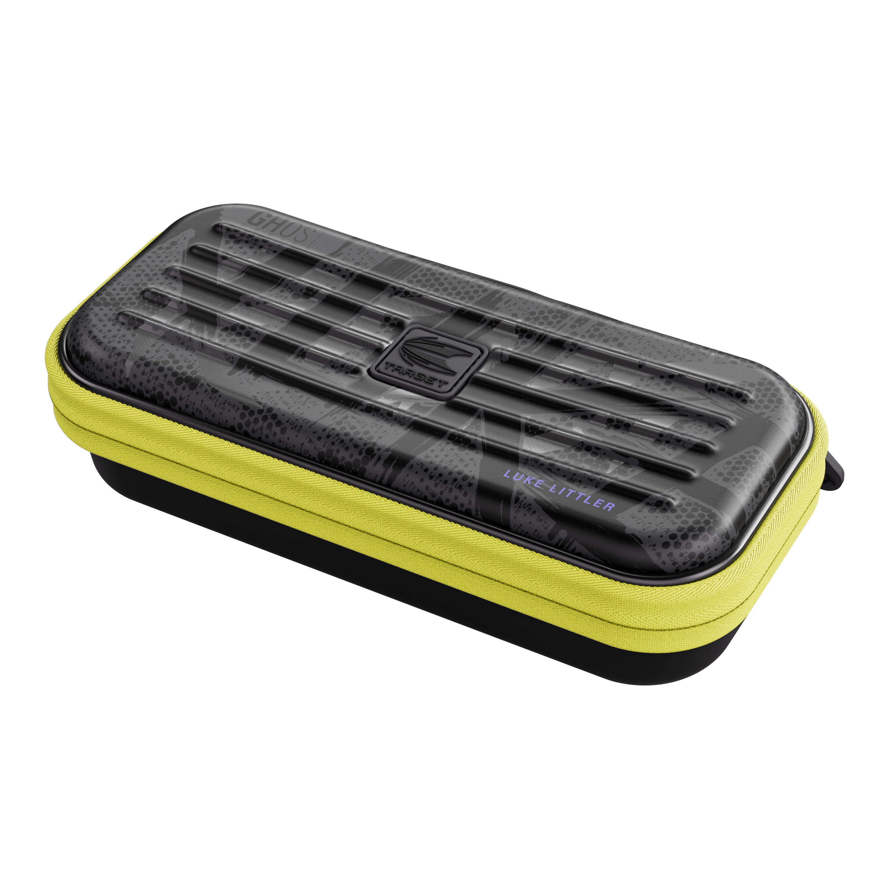 Das Produkt ist das Takoma Ghost Series Luke Littler Dartcase. Diese Darttasche eignet sich ideal zur Aufbewahrung von Dartzubehör.
