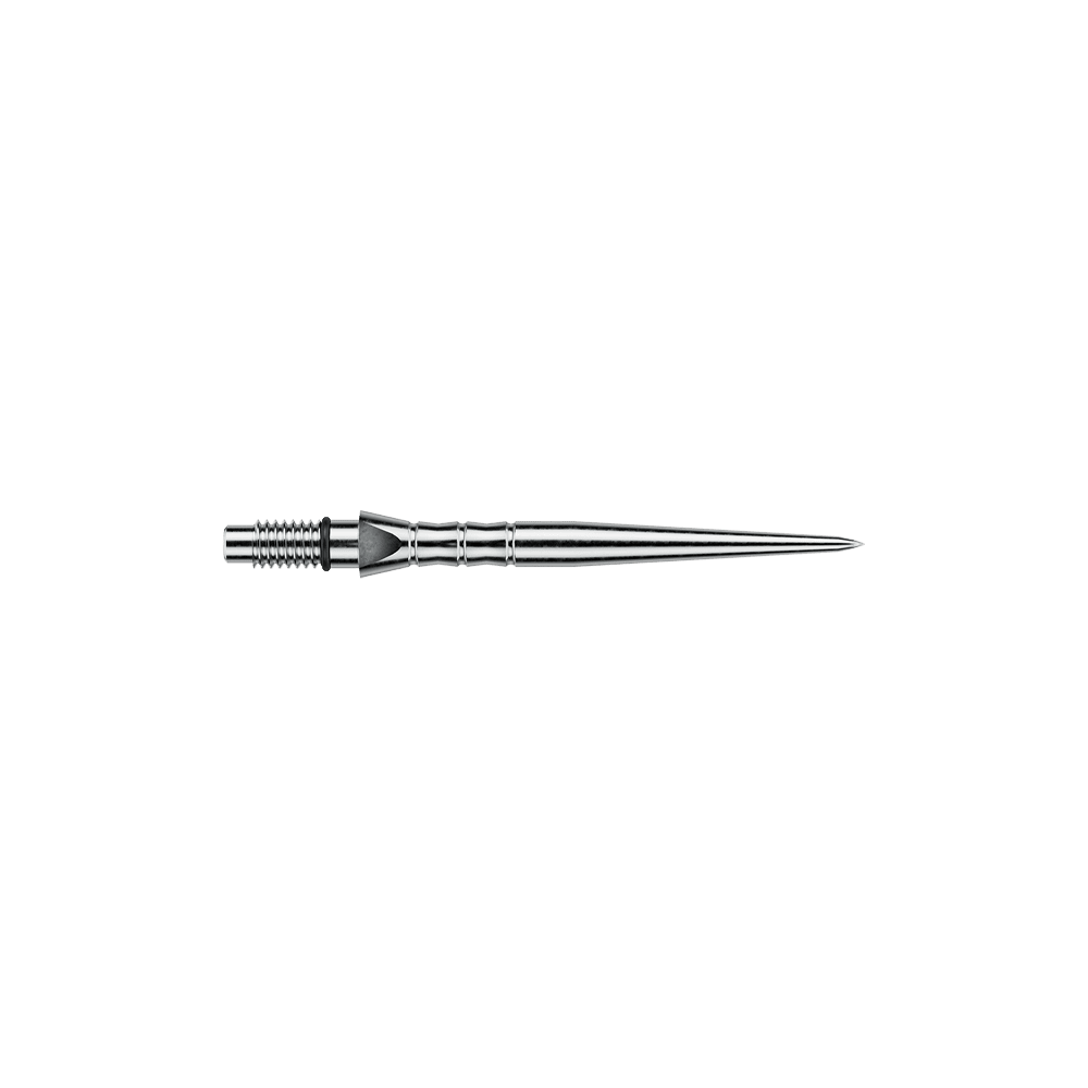 Pointes de fléchettes en acier Winmau Switch Point Wave - Effet argent Hier sieht man Winmau Switch Point Wave Silver Effect Steeldartspitzen mit 26 mm Länge. Die Dartspitzen haben einen silbernen Welleneffekt.