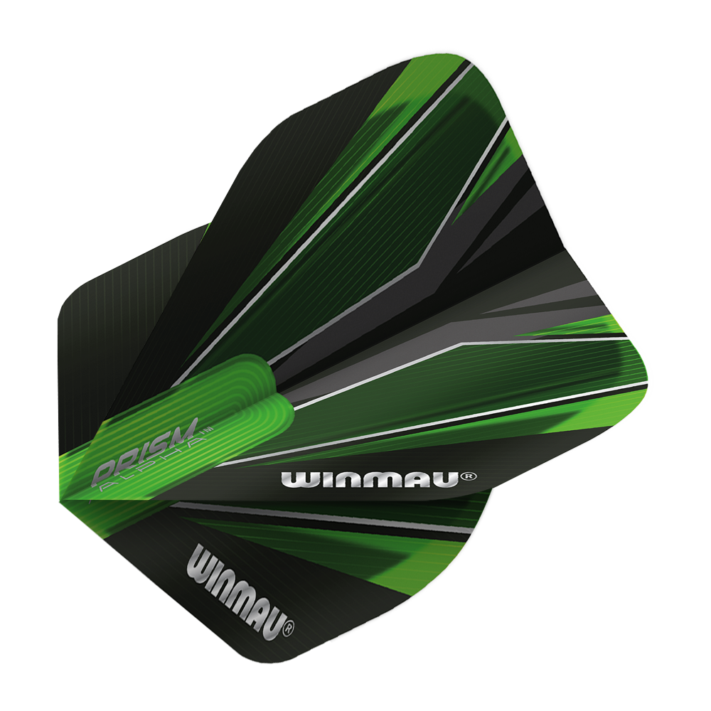 Winmau Prism Alpha Green Standard 2 Flights