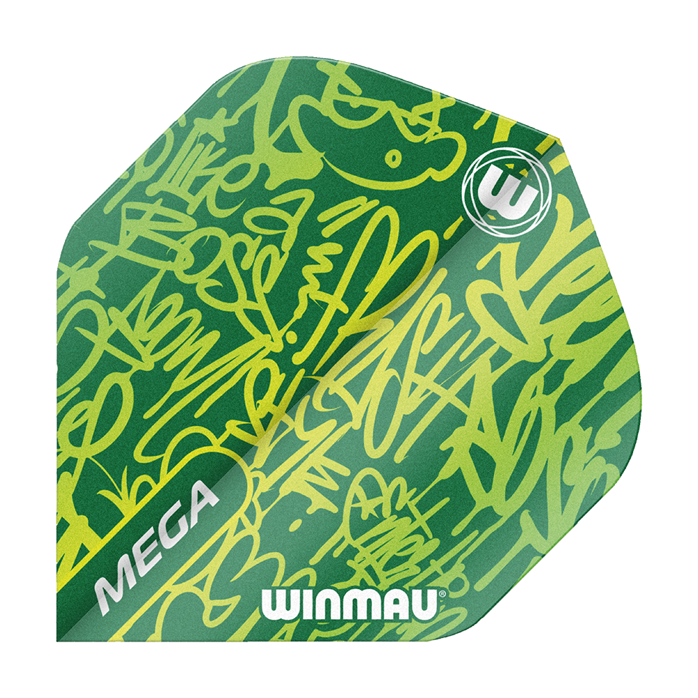 Winmau Mega Green Standard Flights