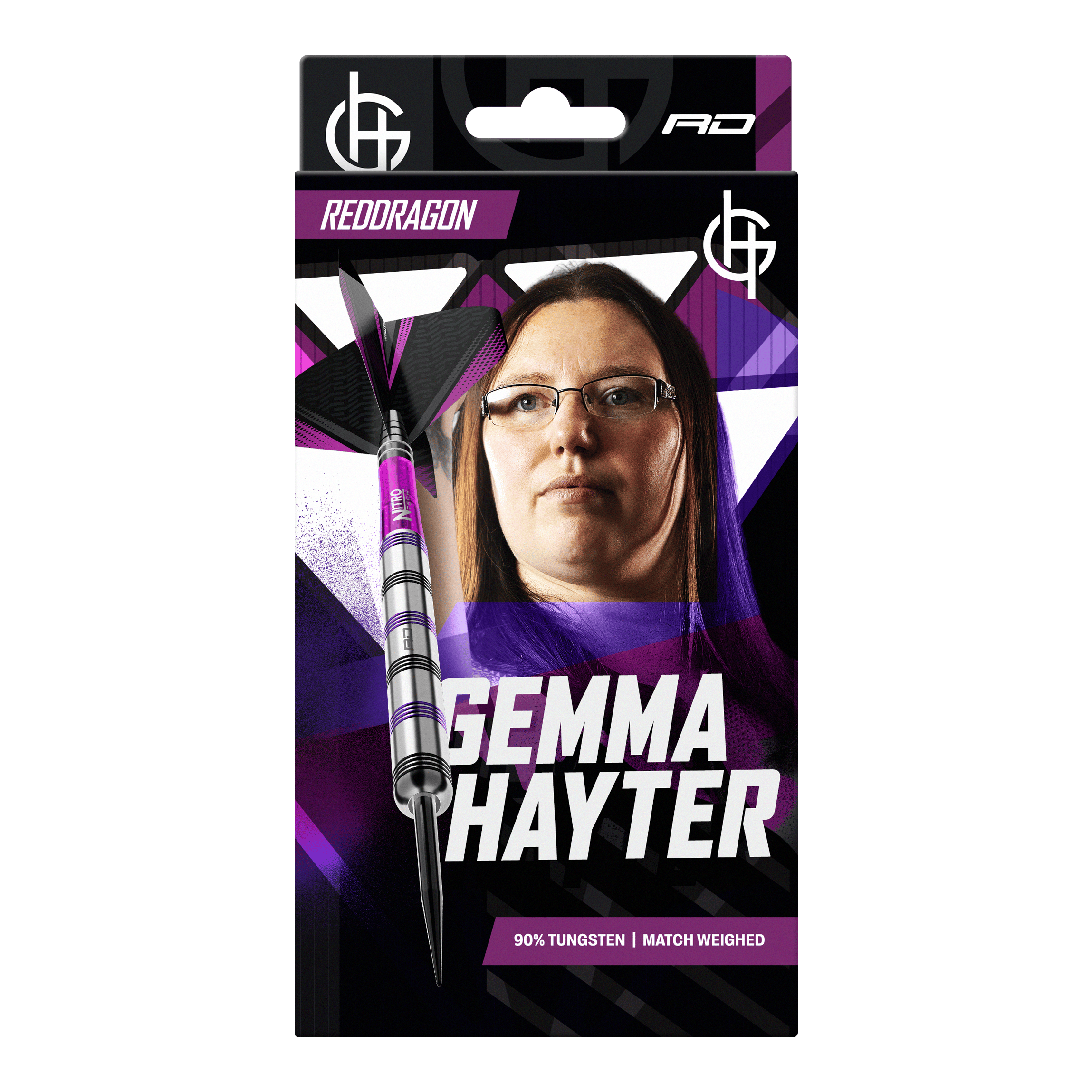 Fléchettes en acier Red Dragon Gemma Hayter - 22 g Abgebildet sind die Red Dragon Gemma Hayter Steeldarts - 22g. Die Darts sind für das Steeldartspiel konzipiert.