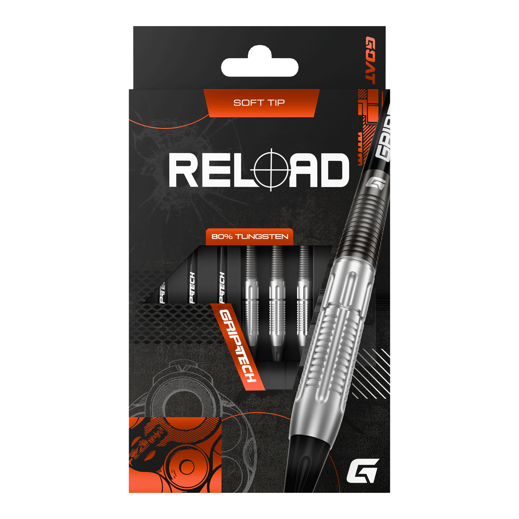 Fléchettes souples GOAT Reload - 20 g Abgebildet sind die GOAT Reload Softdarts mit einem Gewicht von 20g. Diese Softdarts verbinden Präzision und modernes Design.