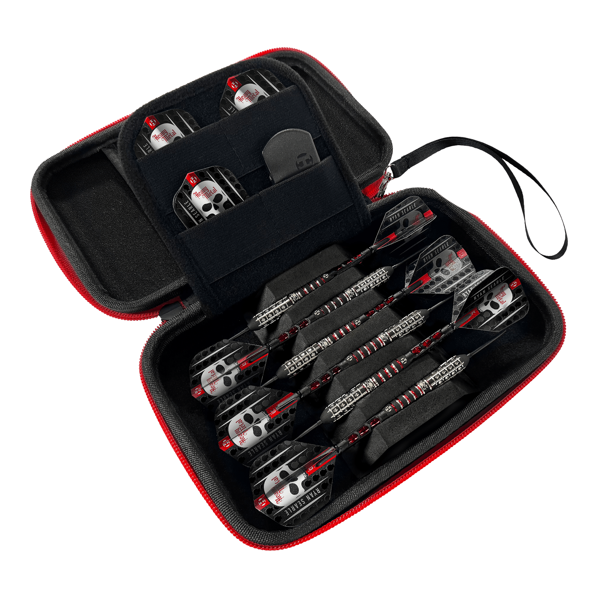 Étui à fléchettes Ryan Searle Player Pro6 de Harrow Harrows Ryan Searle Player Pro6 Dartcase ist ein stabiles Etui für Darts. Es wurde speziell für den sicheren Transport entwickelt.